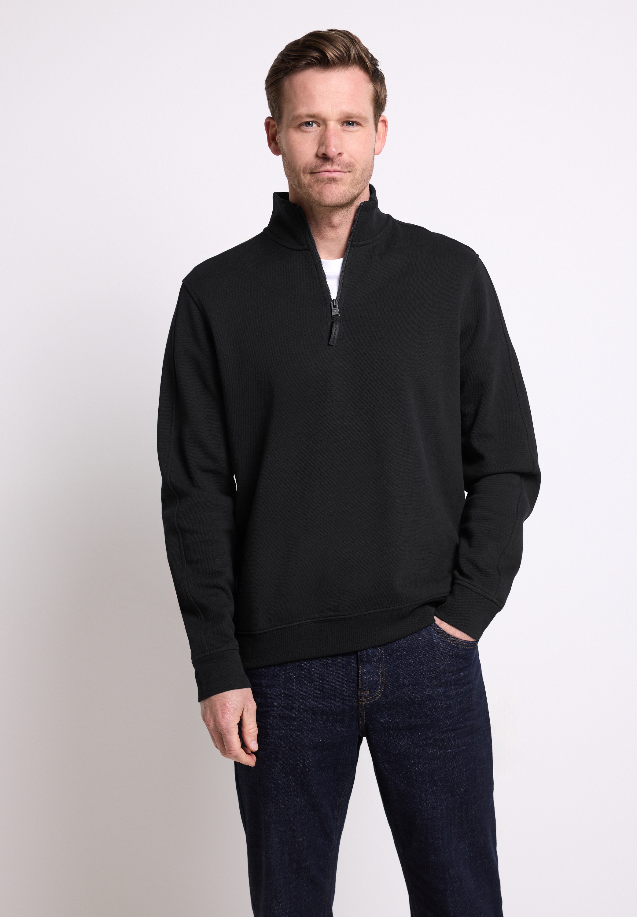 STREET ONE MEN Rollkragenpullover, im soften Baumwoll-Mix günstig online kaufen