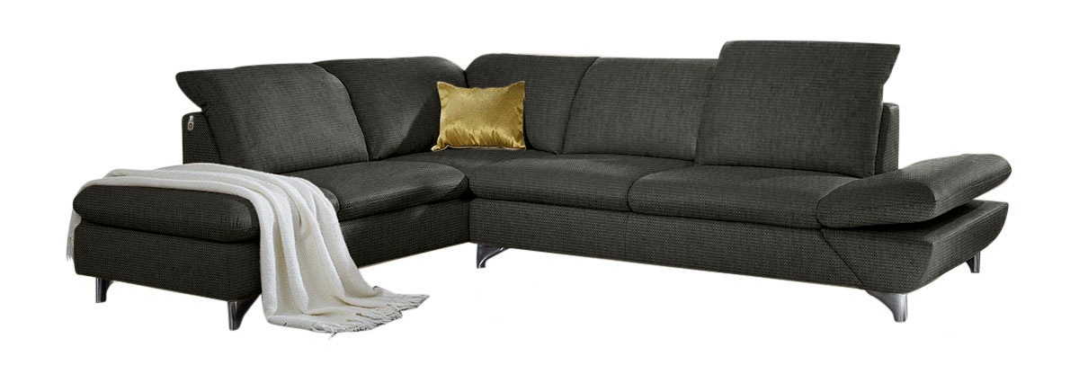 W.SCHILLIG Ecksofa "taoo, elegant und zeitlos, bequem, L-Form" mit Sitziefe günstig online kaufen