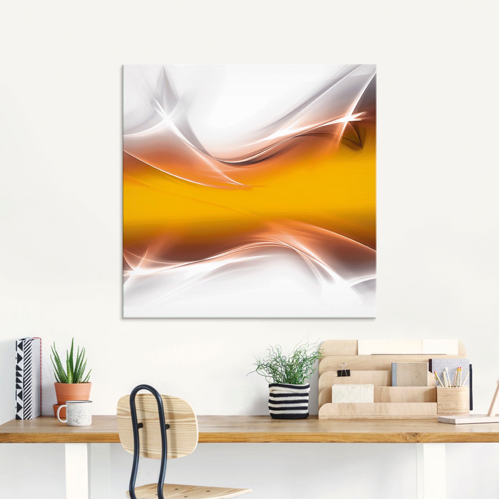 Artland Glasbild "Kreatives Element" Gegenstandslos 1 Stk. tlg. in verschie günstig online kaufen