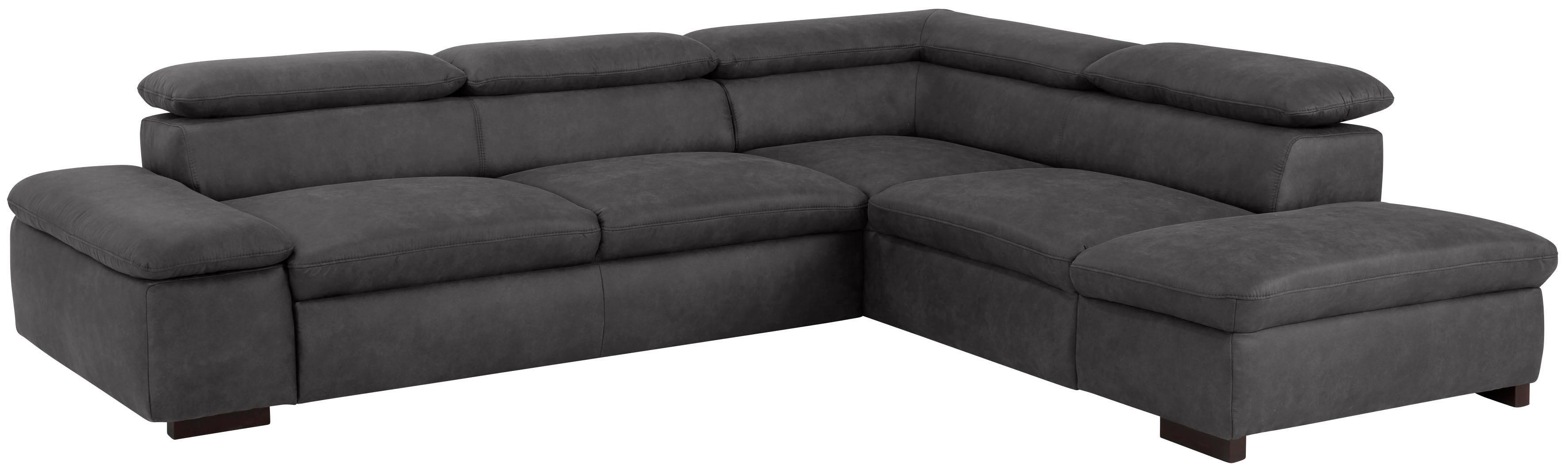 OTTO home Ecksofa "Alberto L-Form" mit Kopfteilverstellung, wahlweise mit Schlaffunktion