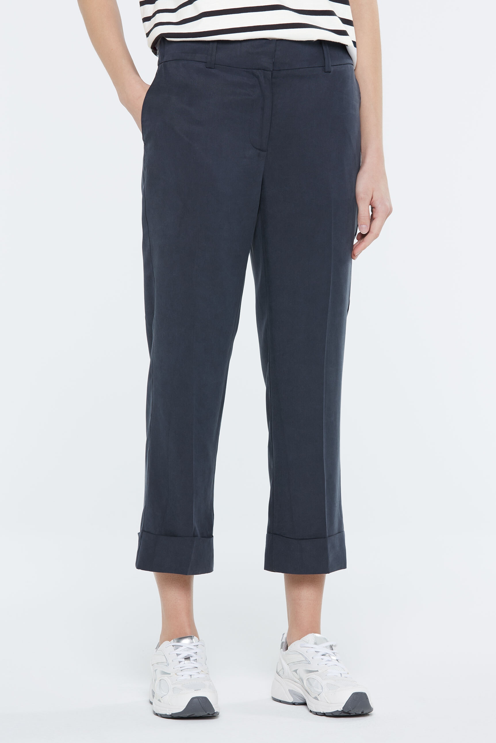 SENSES.THE LABEL Stoffhose, mit Elastikbund hinten