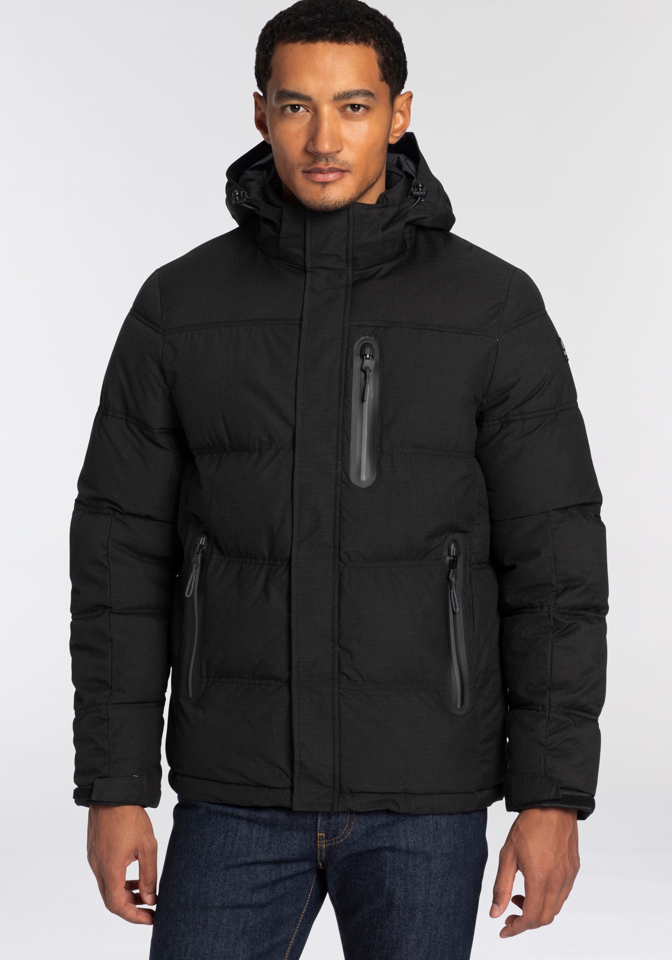 Killtec Steppjacke, mit Kapuze