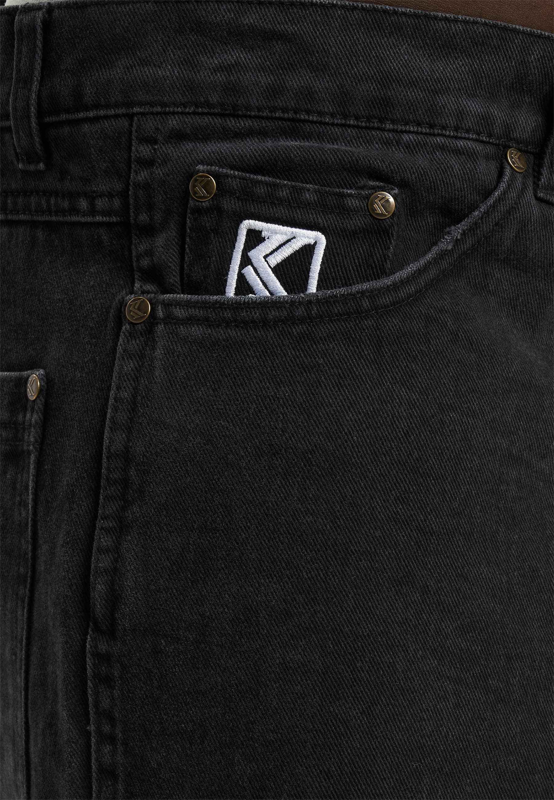 Karl Kani Shorts »Karl Kani Herren KM232-027-2 KK OG Heavy Distressed Denim Shorts«, (1 tlg.)