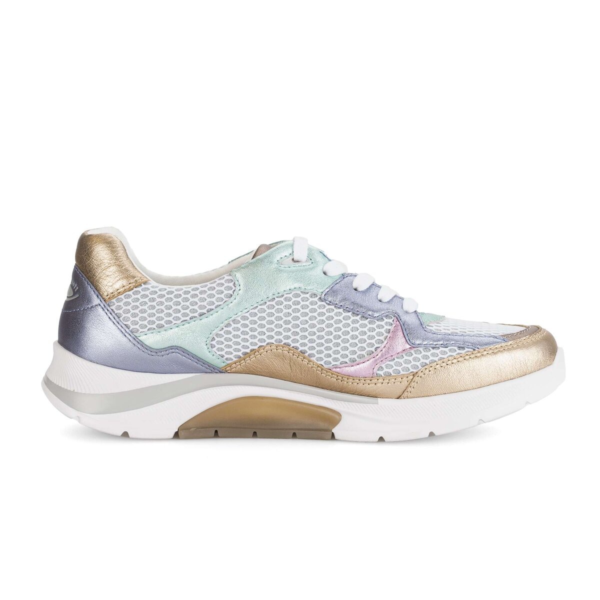 Gabor Sneaker »Sneaker low Materialmix Leder/Lederimitat«