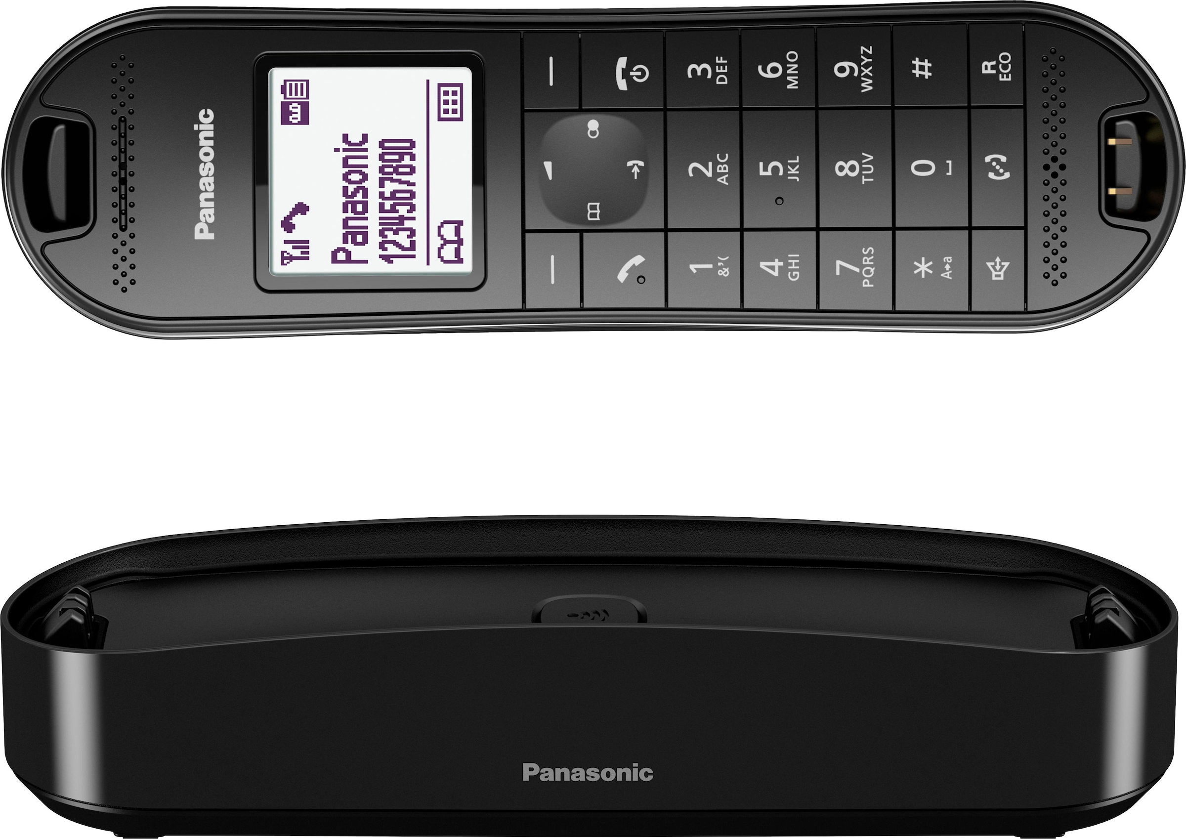 Panasonic Schnurloses DECT-Telefon »KX-TGK320«, (Mobilteile: 1), Anrufbeantworter, Weckfunktion, Freisprechen