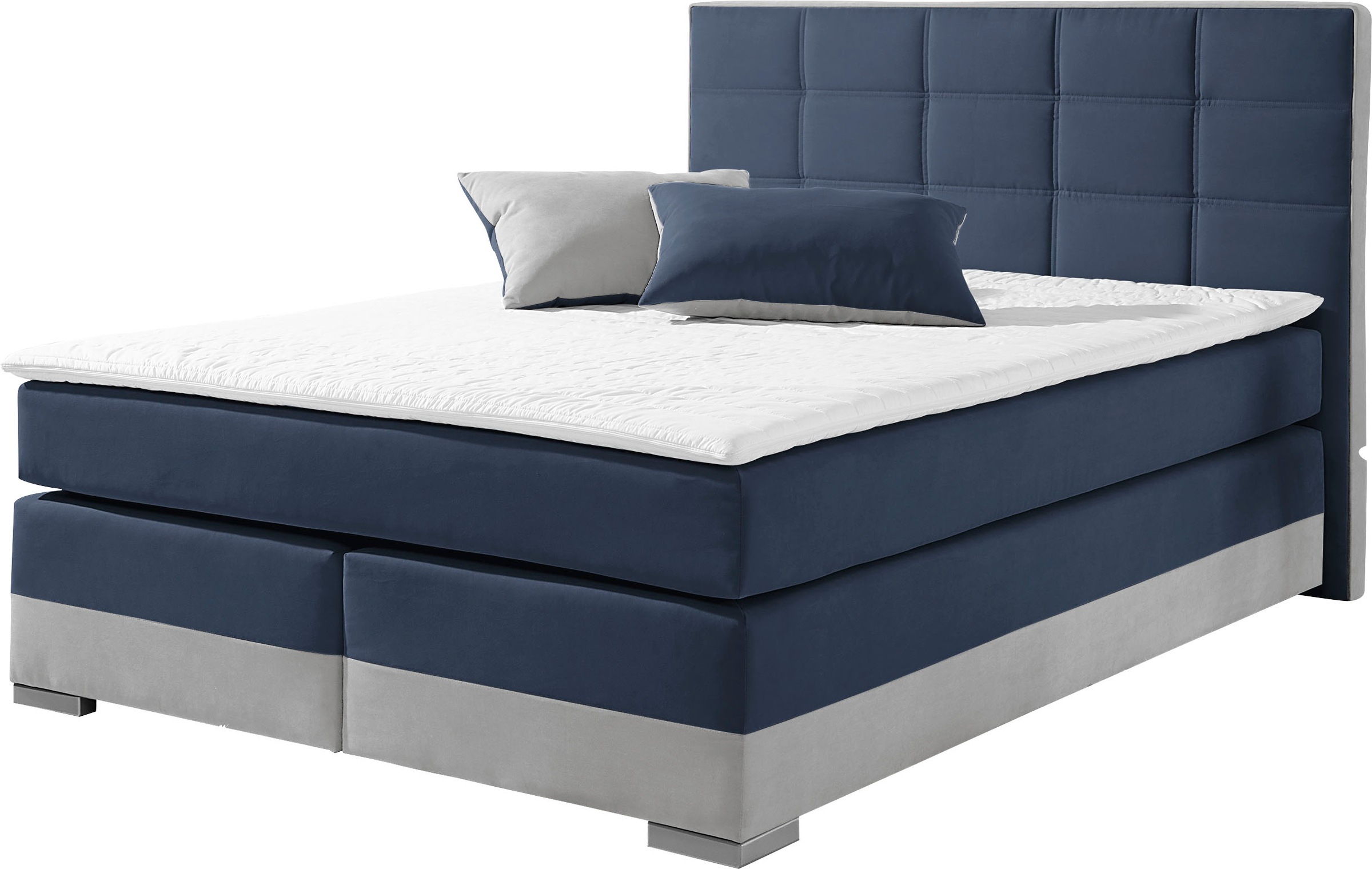 INOSIGN Boxspringbett, inklusive Topper und Wendekissen