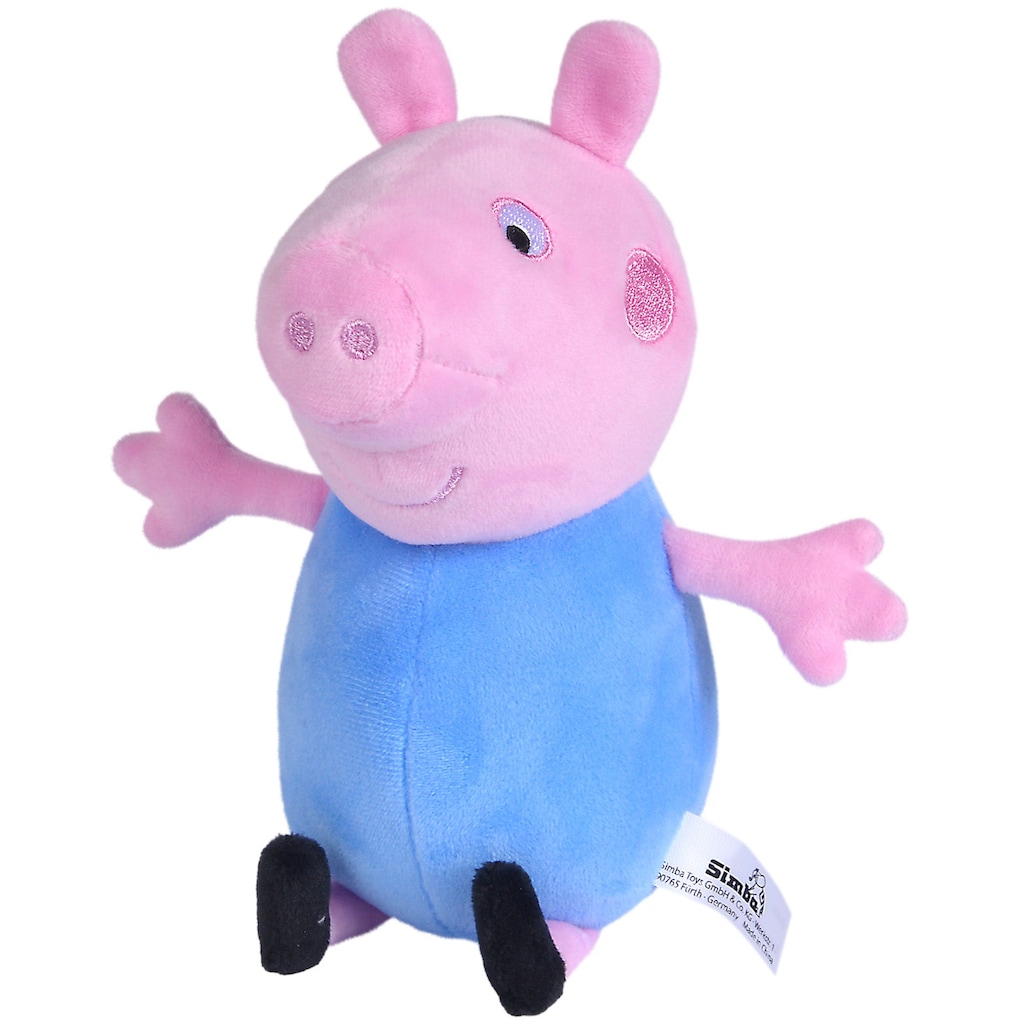 SIMBA Kuscheltier »Peppa Pig, Familie im Auto«, (Set, 4 St.)