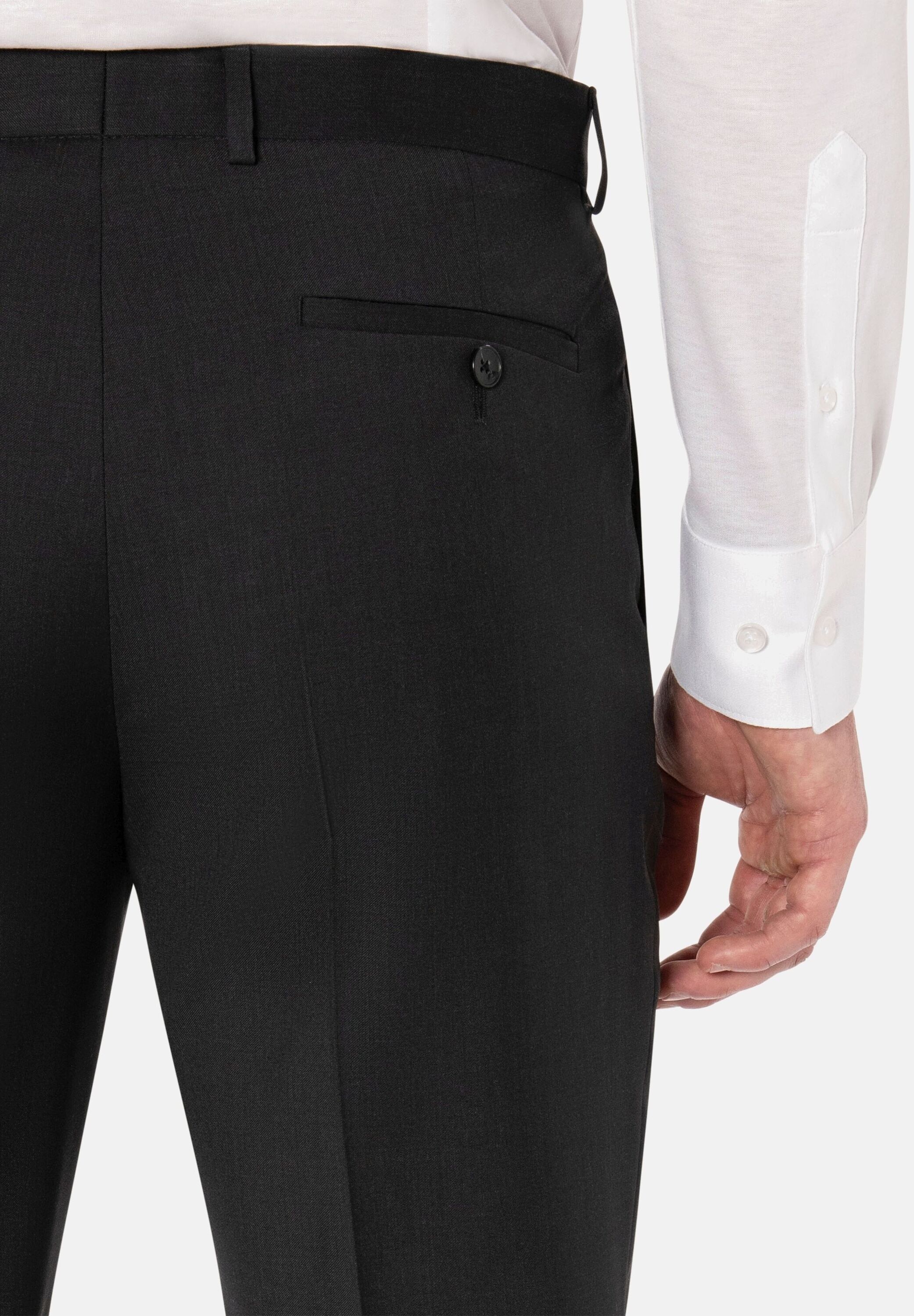 BENVENUTO. Anzug »ROMEO Nero« 2 tlg. modern fit mit 4-Knopf Manschette
