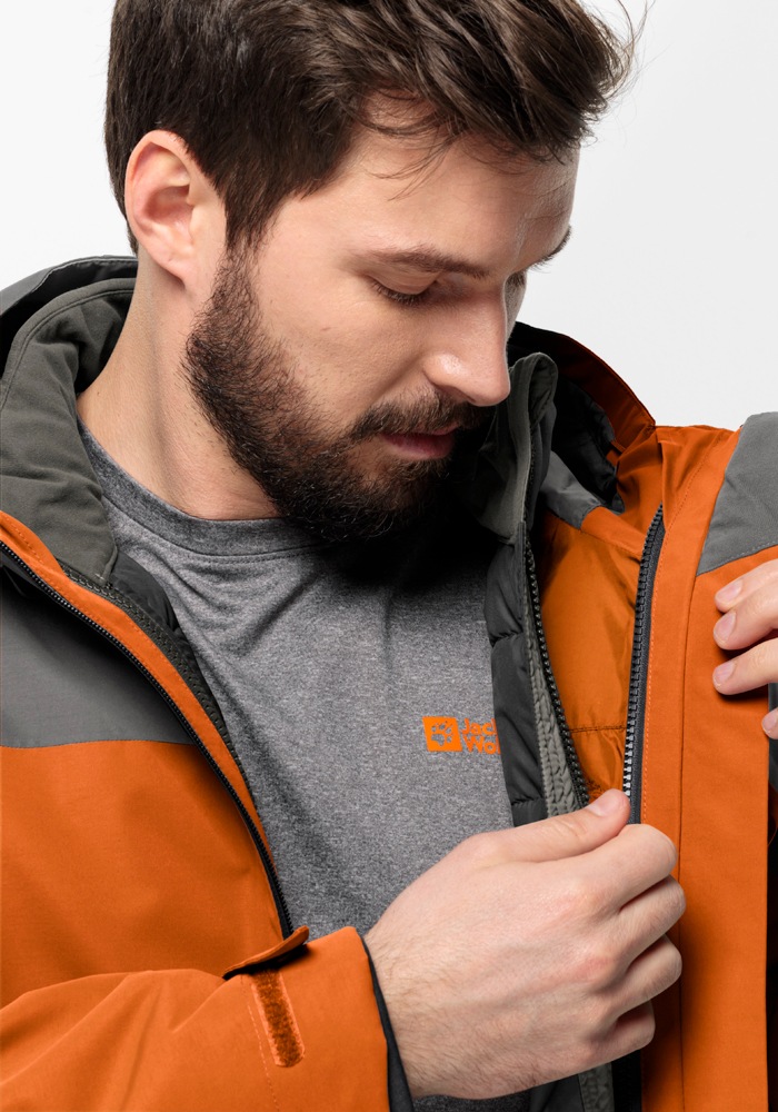 Jack Wolfskin 3-in-1-Funktionsjacke »GLAABACH 3IN1 JKT M«, mit Kapuze