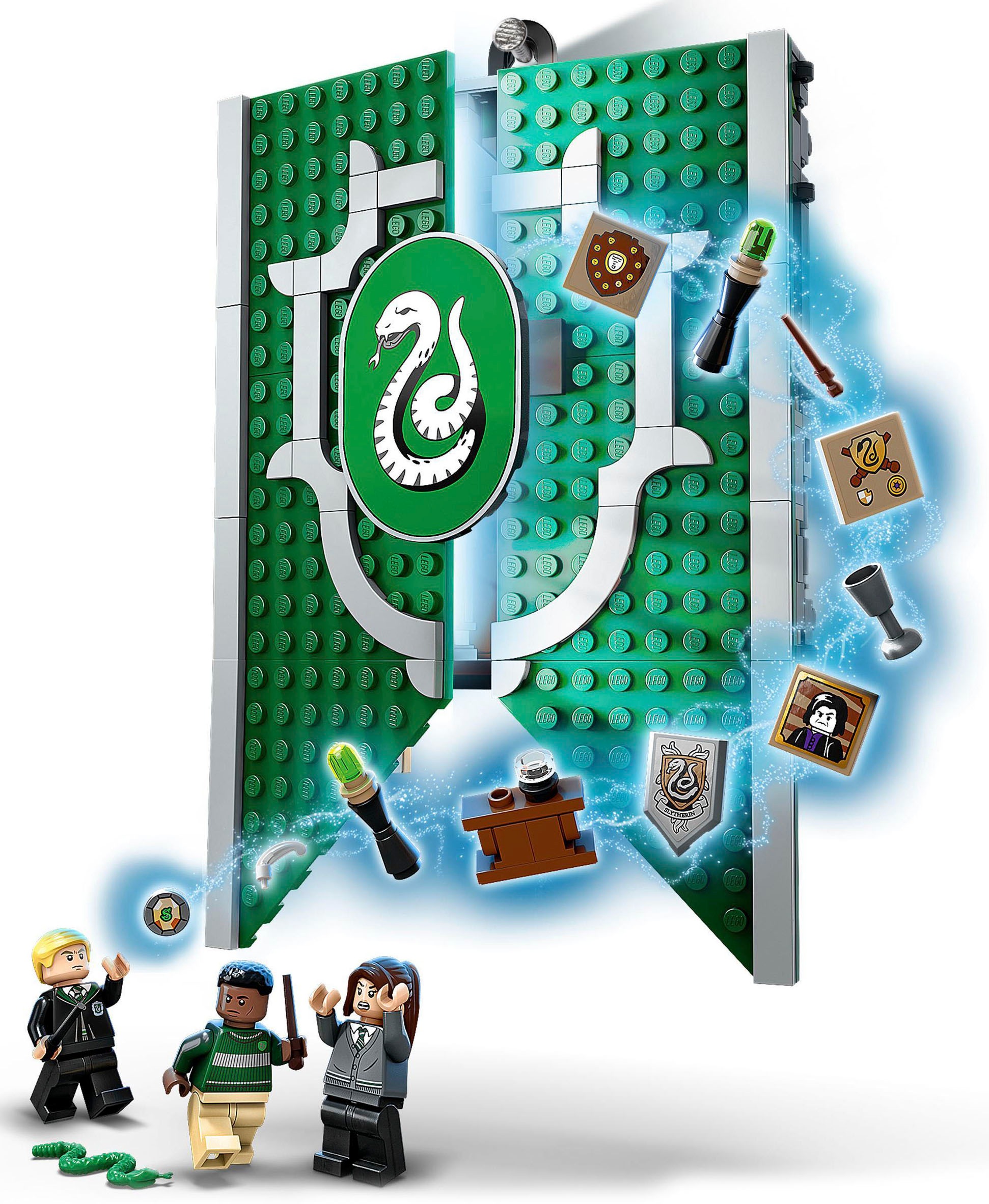 LEGO® Konstruktionsspielsteine »Hausbanner Slytherin (76410), LEGO® Harry Potter™«, (349 St.)