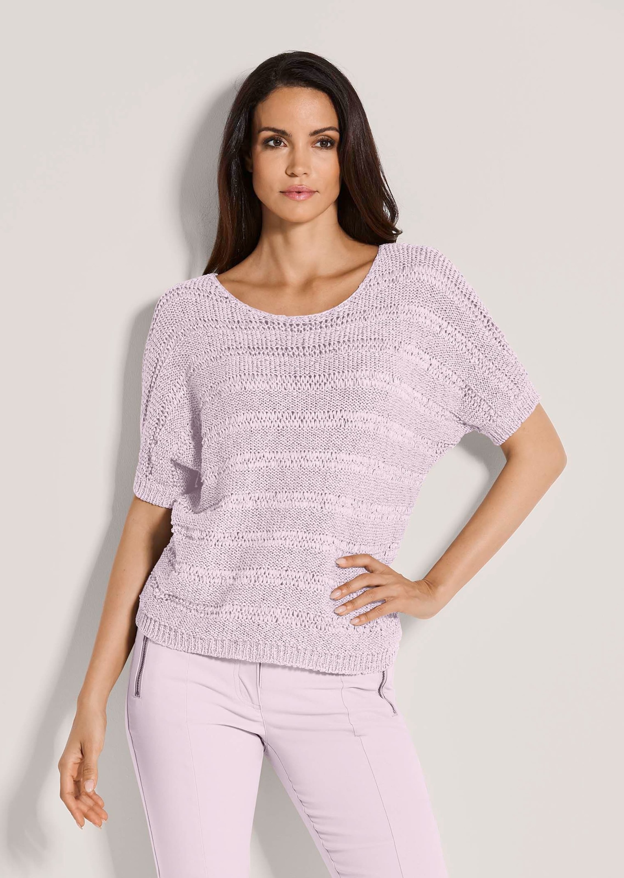 Thumbnail - MADELEINE Longpullover "Pullover Bändchen-Pullover mit Glanz-Effekt"