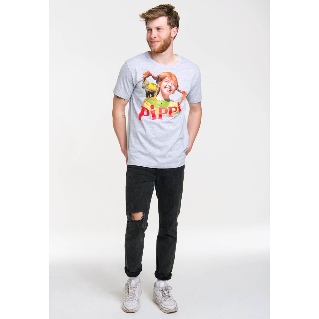 LOGOSHIRT T-Shirt »Pippi Langstrumpf - Äffchen Herr Nilsson«