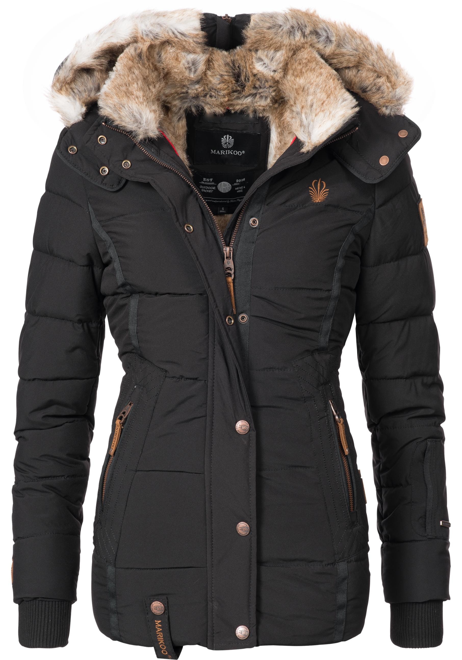 mit | Winterjacke sportliche, »Gordon«, bestellen Outdoorjacke für Ragwear Kapuze BAUR gefütterte m. Kapuze,