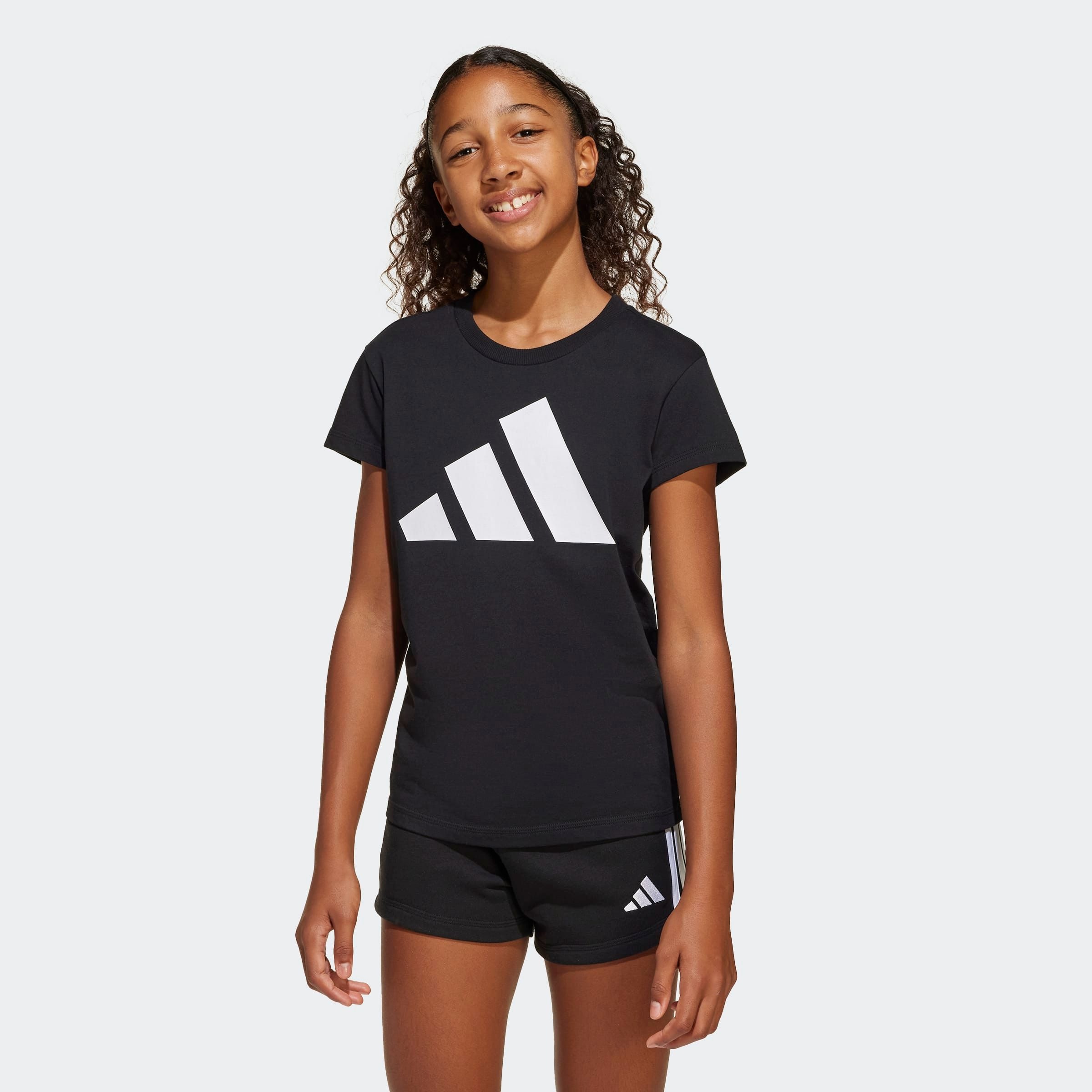 adidas Sportswear "JG BL TEE 160" für Kinder, mit Rundhalsausschnitt, aus Baumwolle, atmungsaktiv
