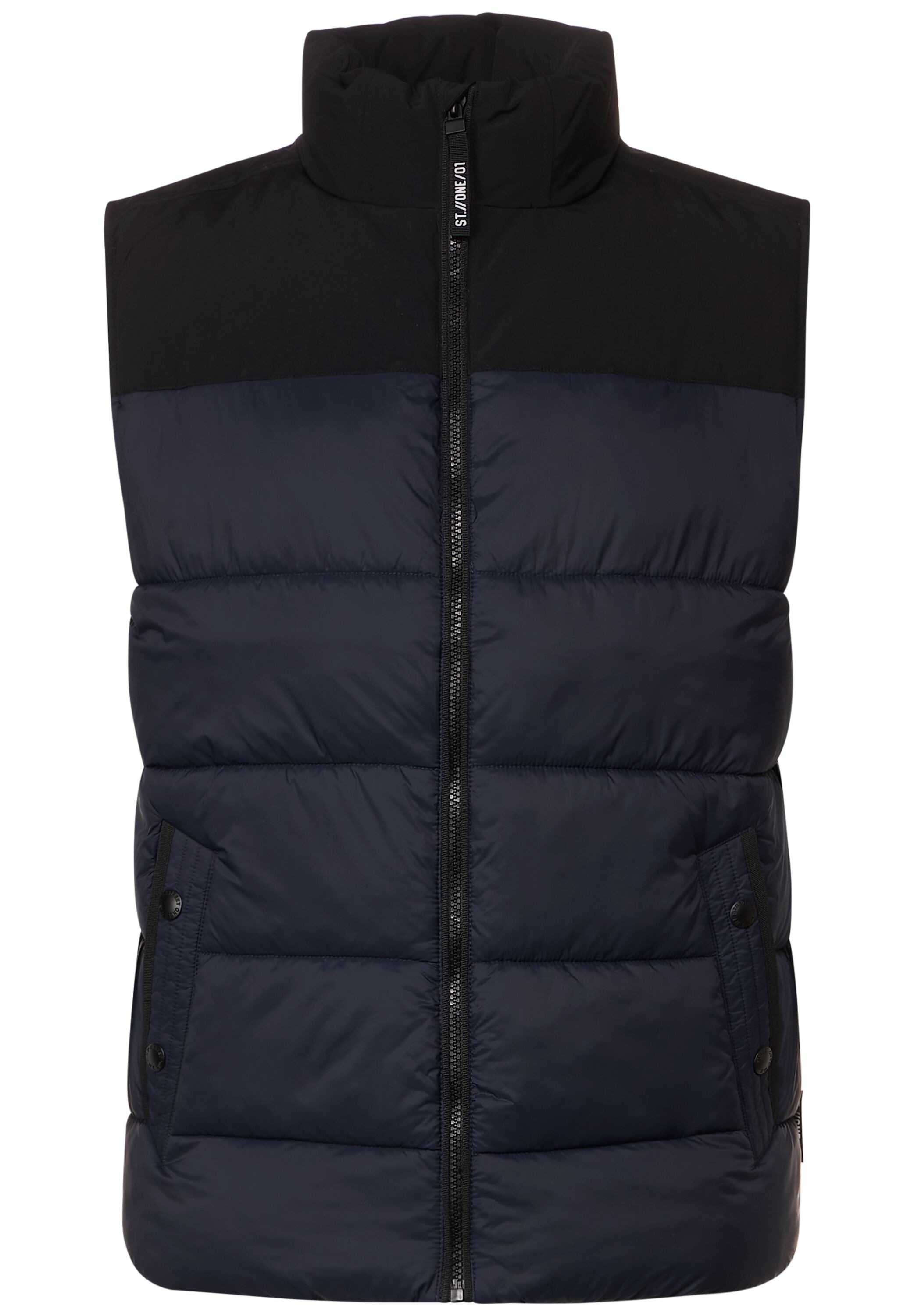 STREET ONE MEN Steppweste, aus softem Materialmix