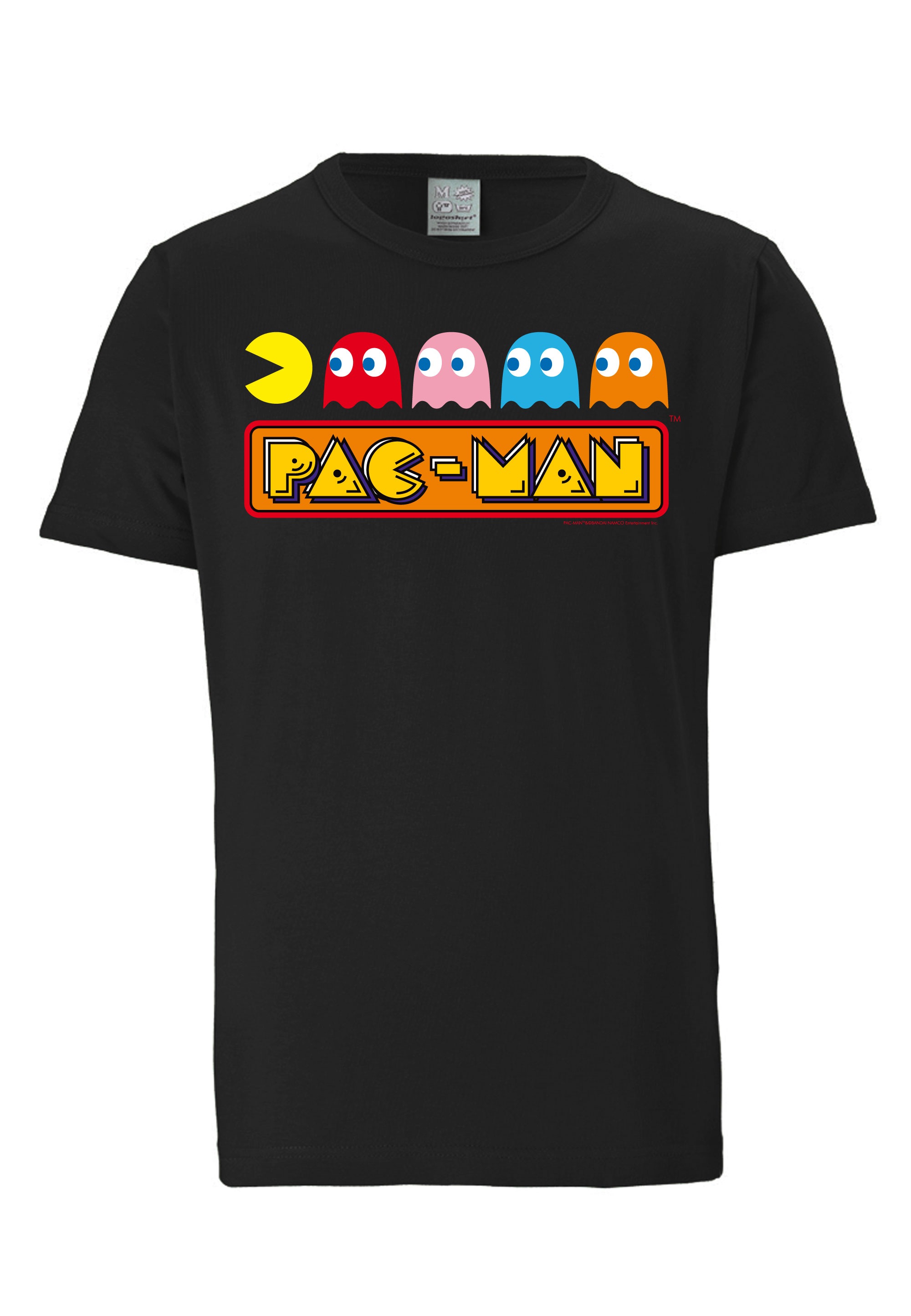 LOGOSHIRT T-Shirt »Pac-Man - Chase«, mit Pac-Man-Print