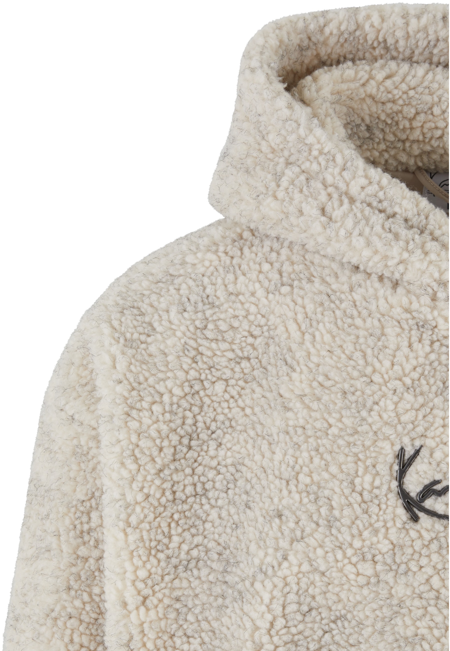 Karl Kani Longpullover »Karl Kani Herren KM233-020-3 KK Metal Signature Teddy Os Hoodie« 1 Stk.