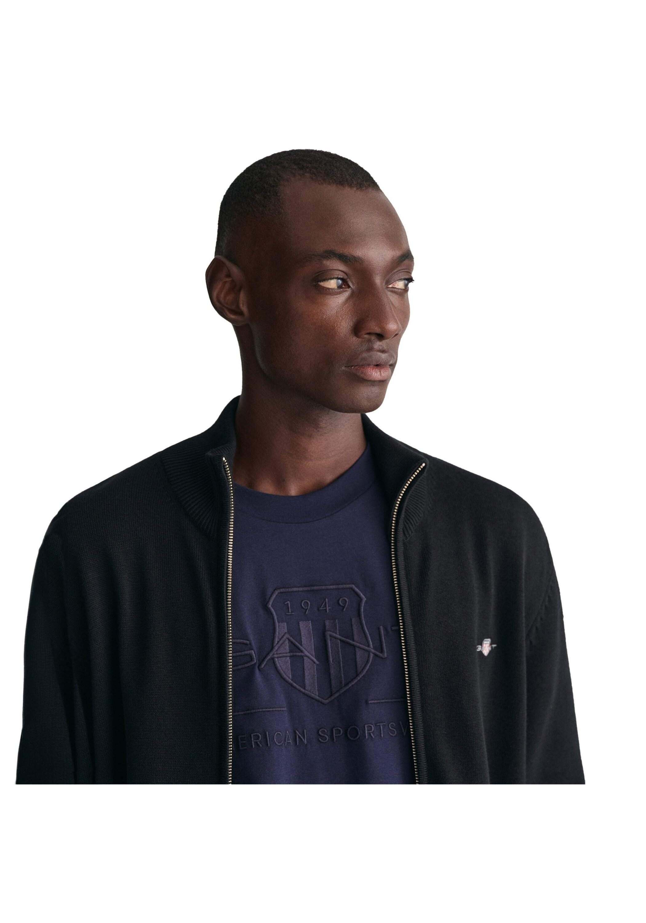 Gant Sweatshirt »Strickjacke CASUAL COTTON ZIP CARDIGAN«
