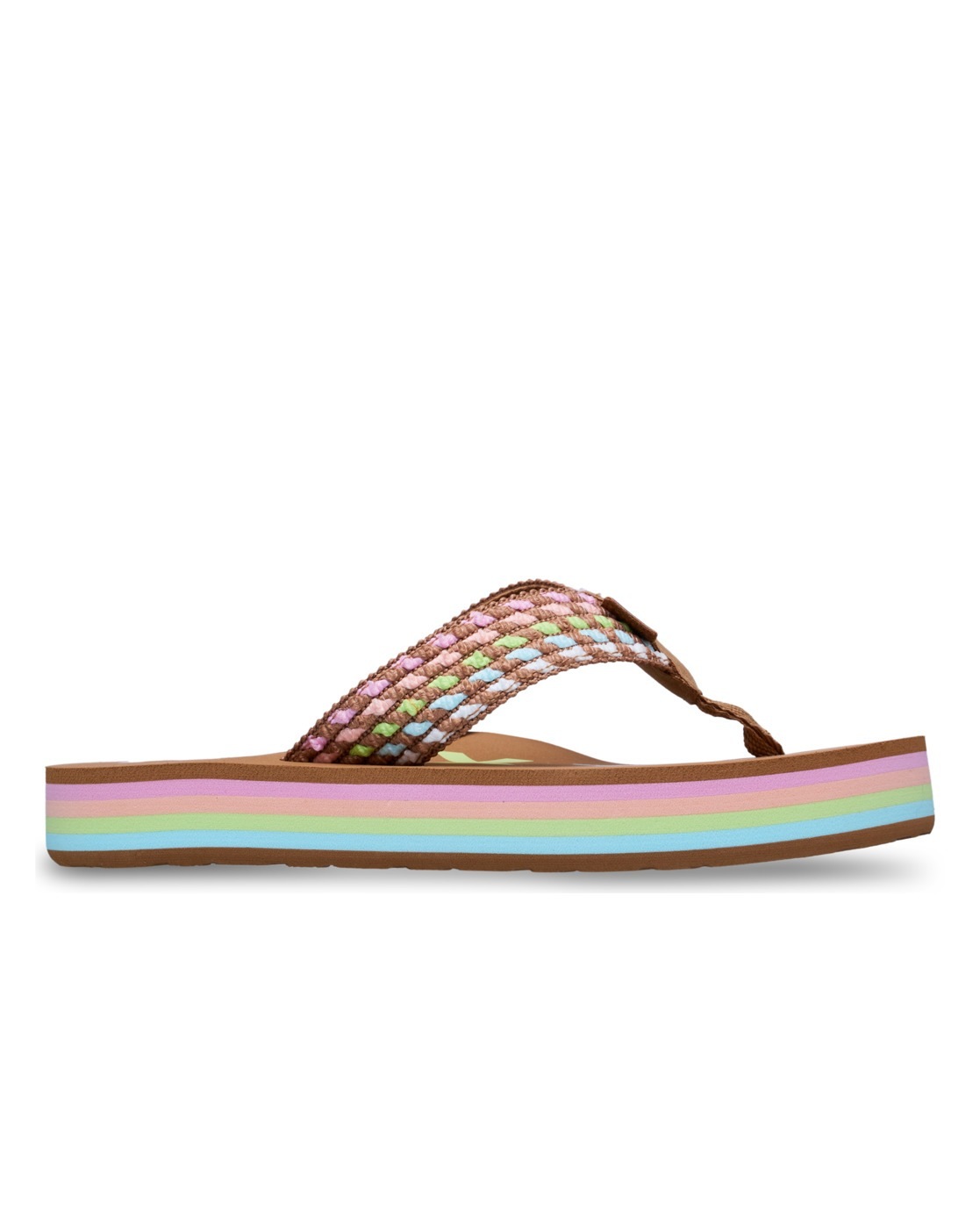 Sandale ROXY "Rg Chika Hi", Jungen, Gr. 34, multi 2, Obermaterial:Obermaterial: 90% Textilpolyester/ 10% synthetisches Pu, Futter: 100% synthetisches Pu, Laufsohle: 100% Eva;, Schuhe Sandale