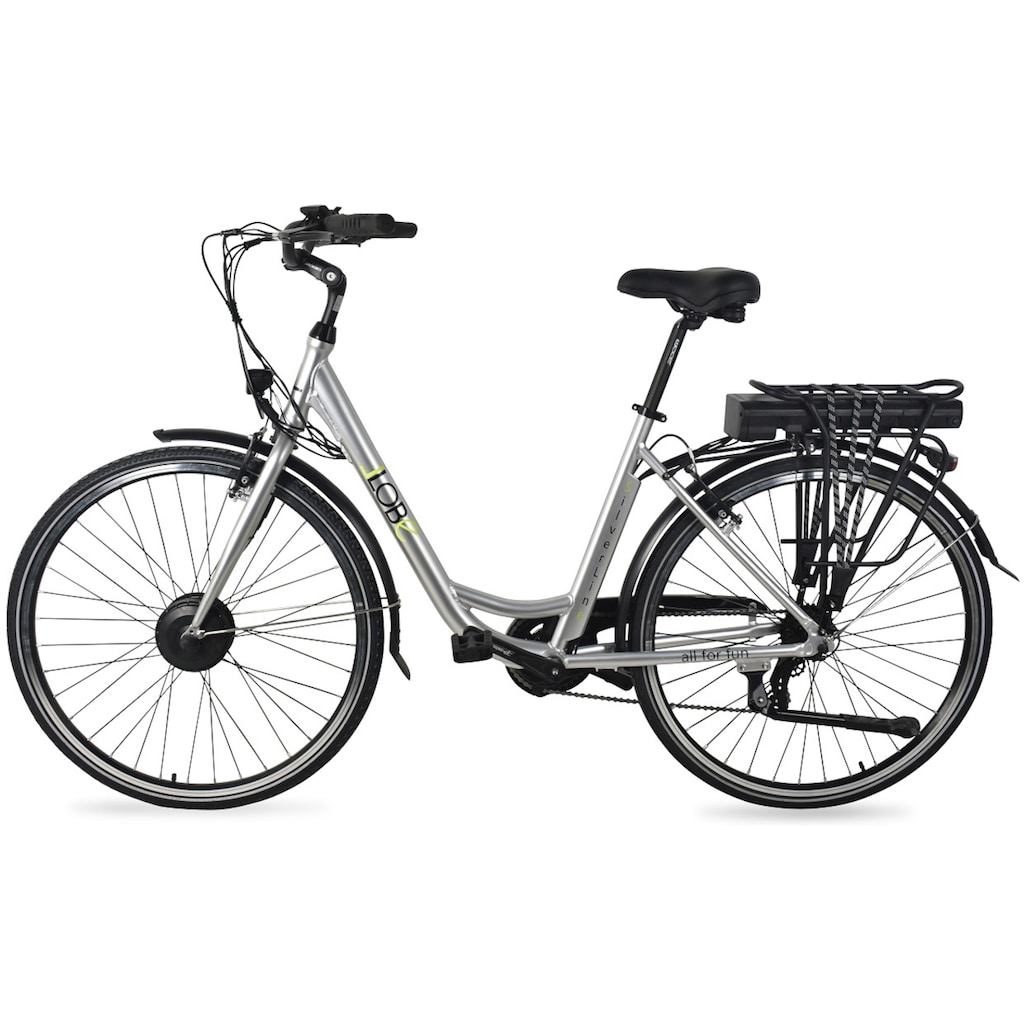 LLobe E-Bike »SilverLine«, 7 Gang, Shimano, Frontmotor 250 W