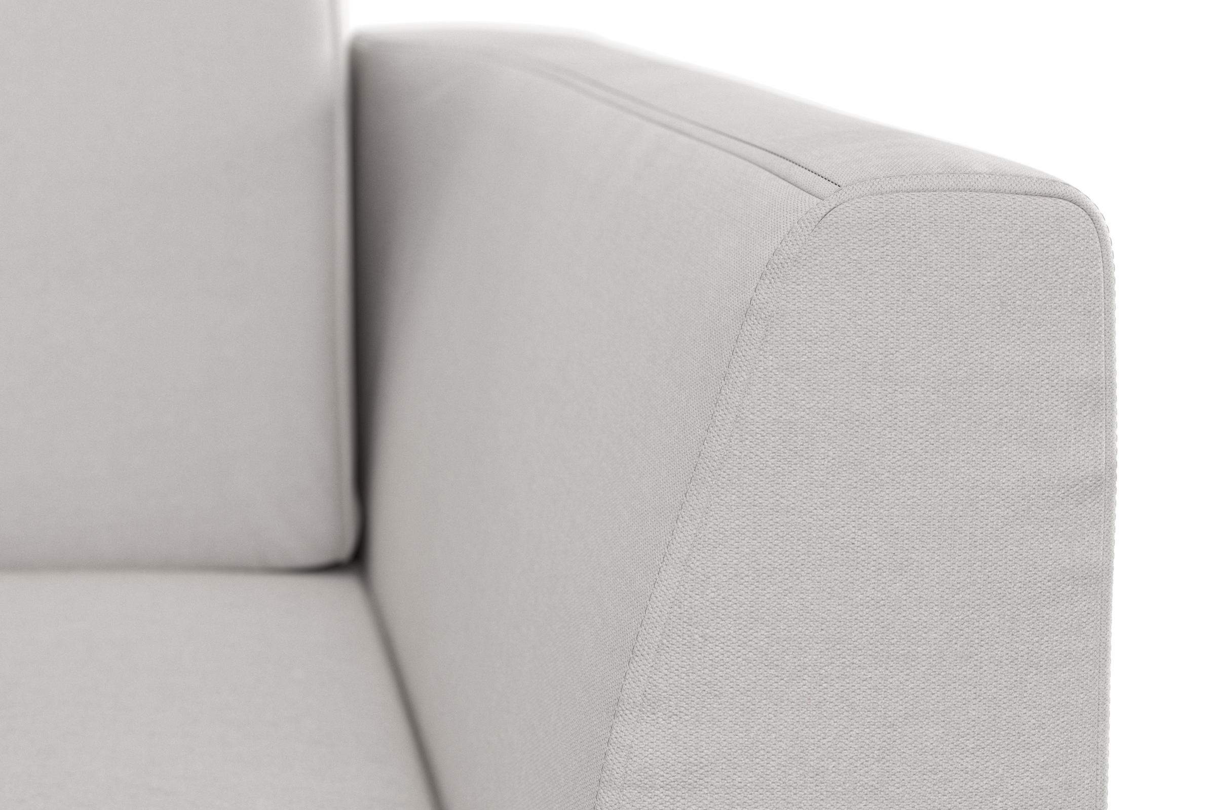 sit&more Ecksofa »Lindholm L-Form«, mit Sitztiefenverstellung und Federkern