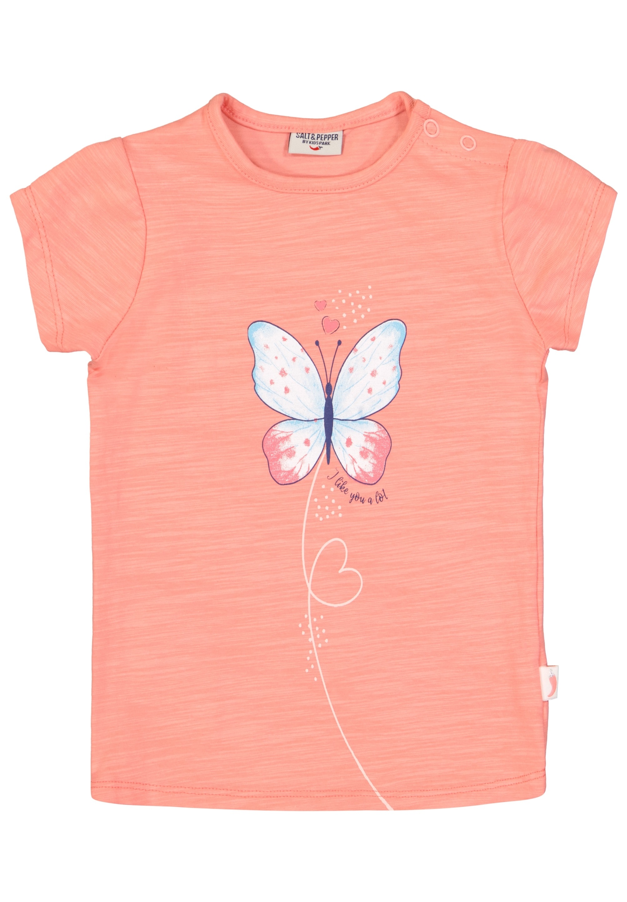 SALT AND PEPPER T-Shirt »Smile«, (2 tlg.), mit niedlichen Schmetterling-Prints