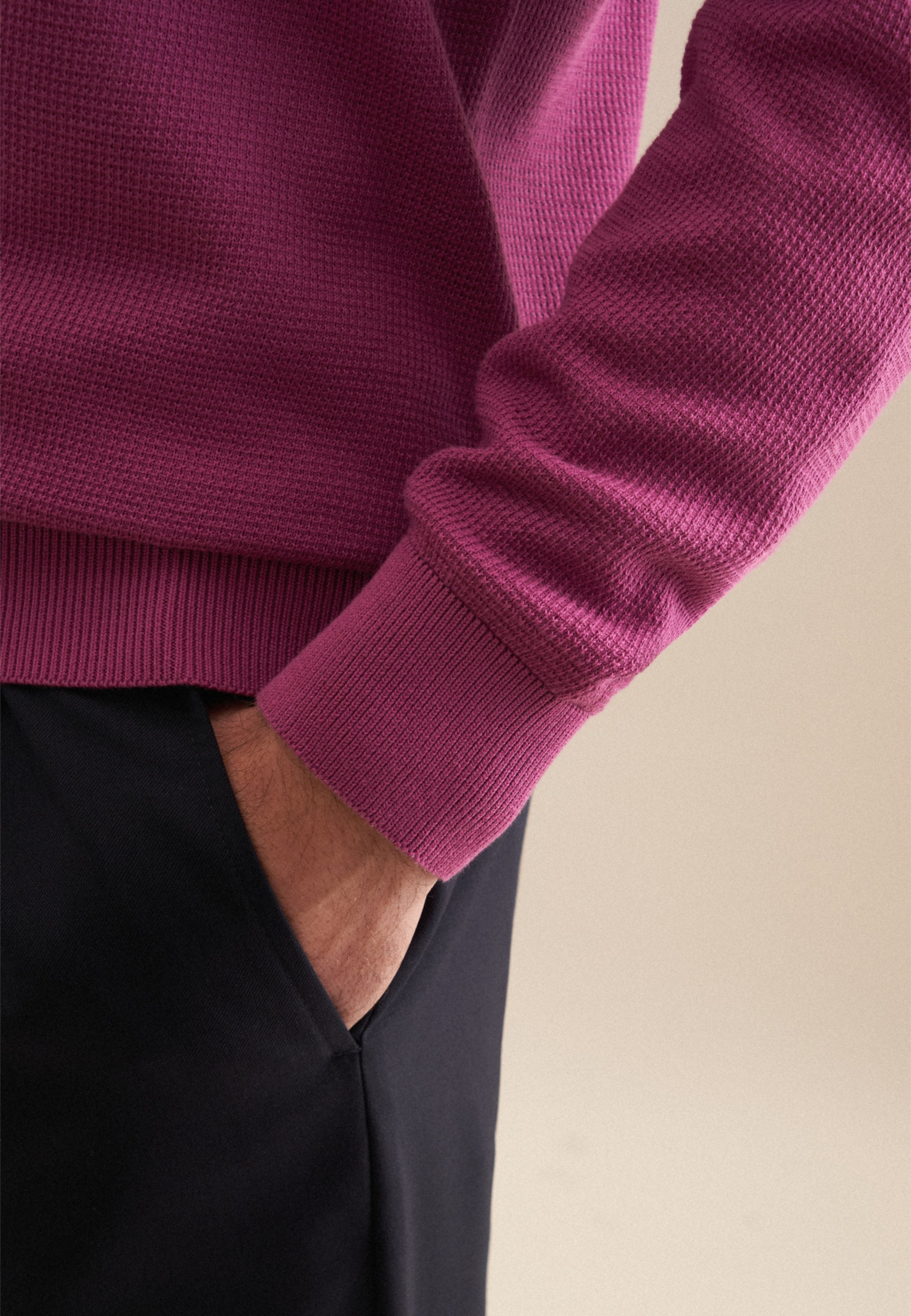 seidensticker Strickpullover »Schwarze Rose«, Rundhals