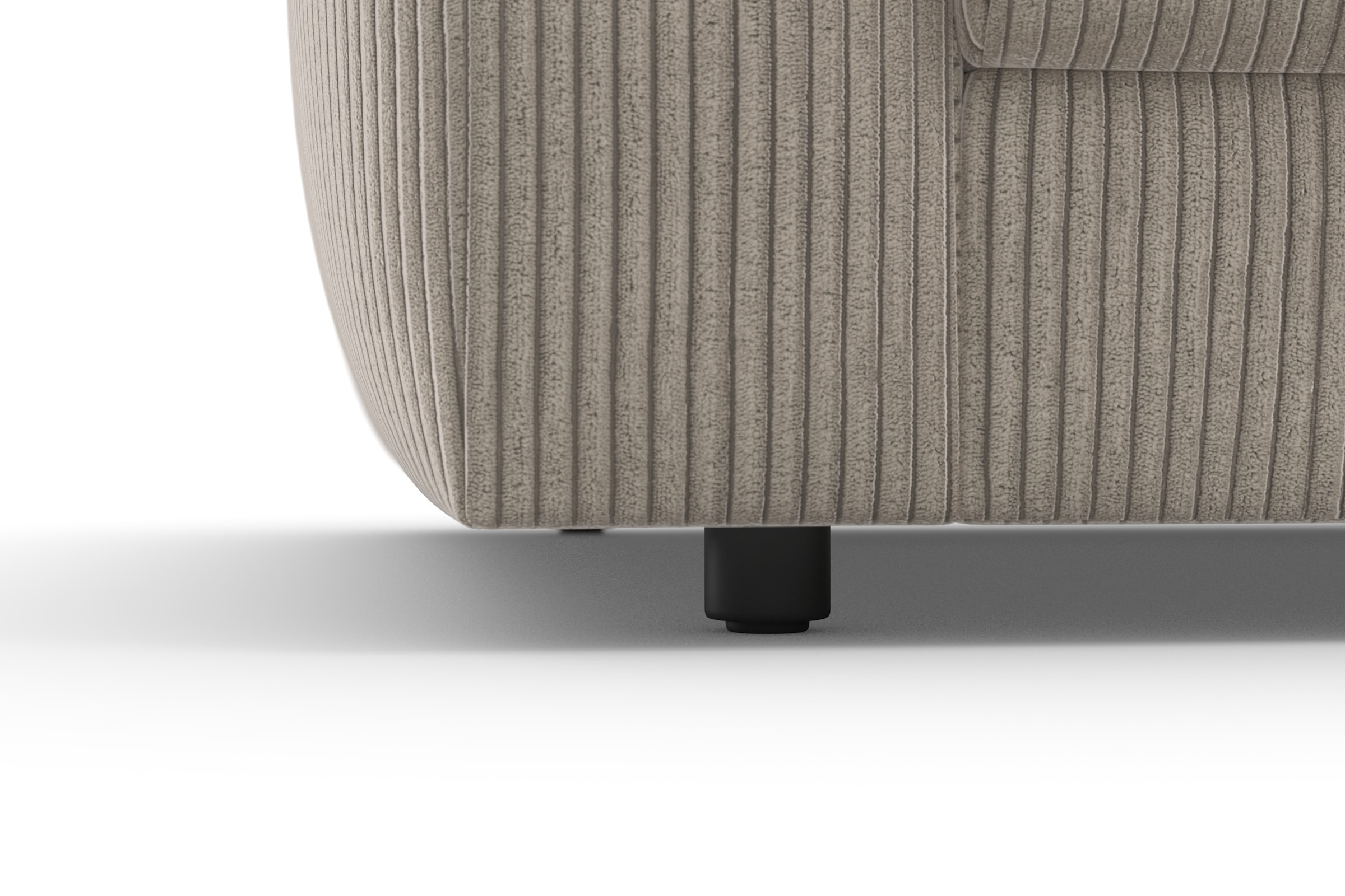 TRENDMANUFAKTUR Big-Sofa »Bourbon, Designsofa,«, mit extra hohem Sitzkomfort, in trendigem Cord Bezug erhältlich