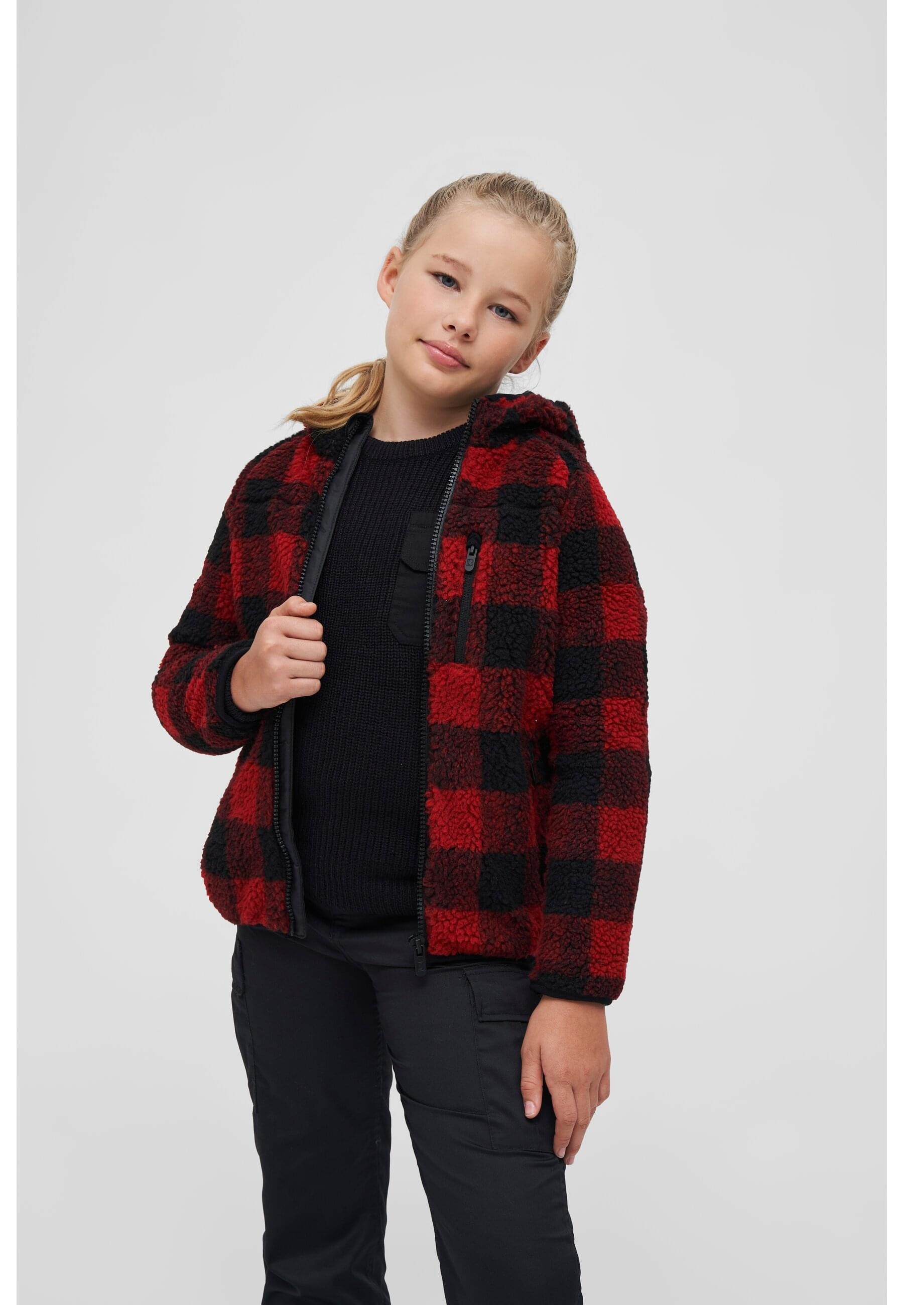 Brandit Allwetterjacke »Brandit Damen Kids Teddyfleecejacket Hood«, (1 St.), mit Kapuze