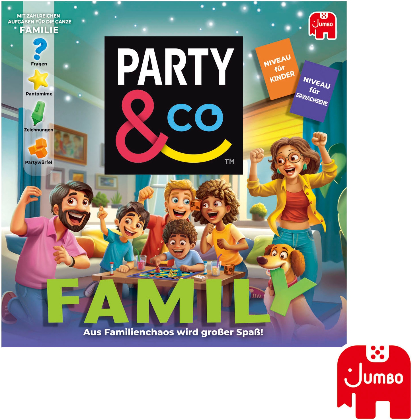 JUMBO Spiel »Party & Co Family«
