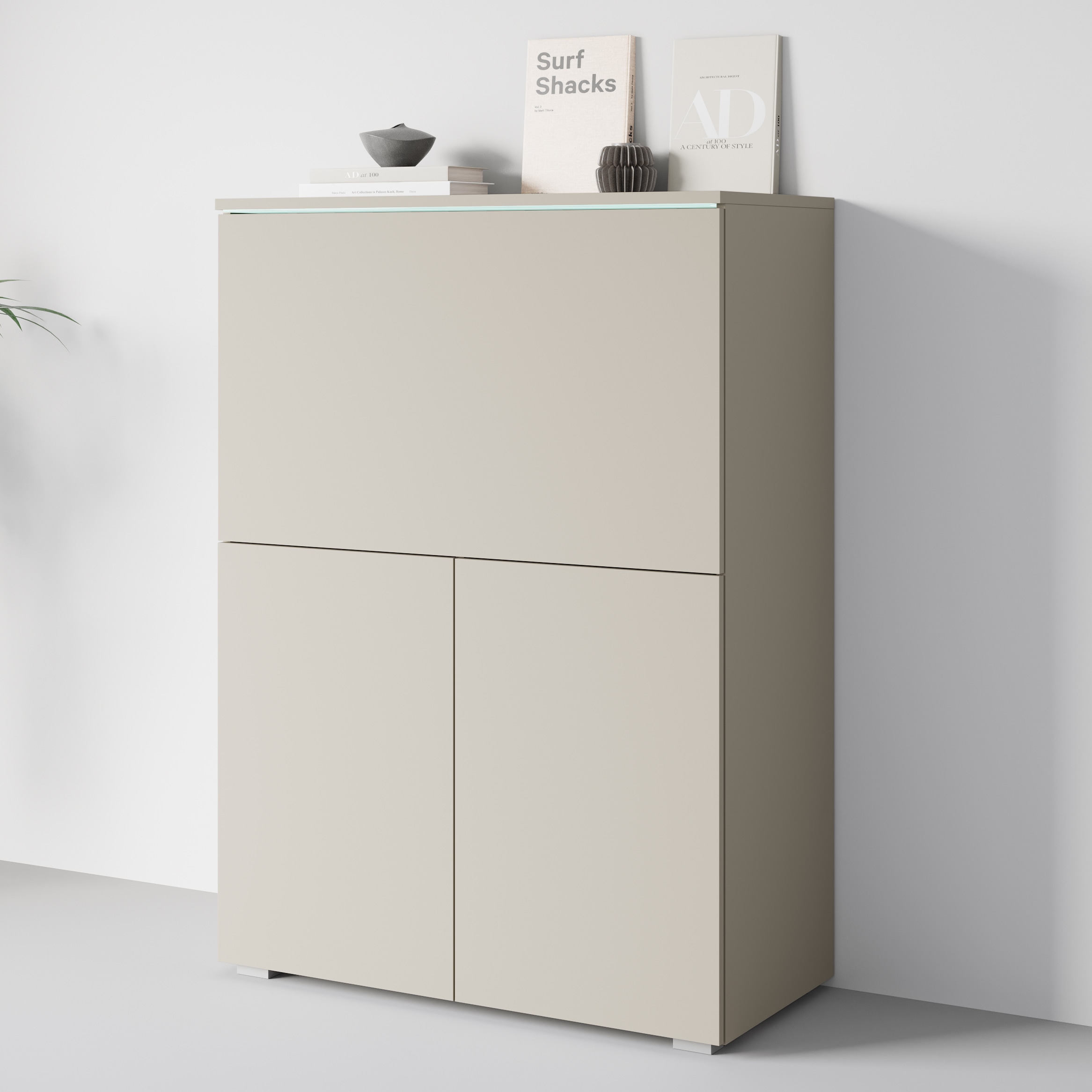 INOSIGN PC-Schrank "Vera, Sekretär, Home-Office-Schreibtisch mit LED-Beleuc günstig online kaufen