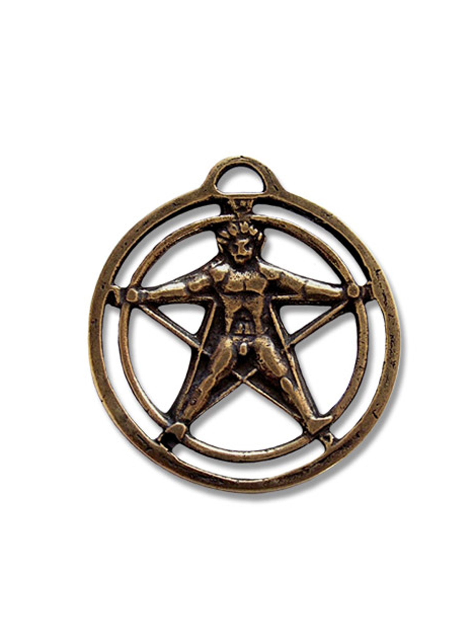 Amulett »Anhänger Alte Symbole Talisman«, Agrippas Pentagramm - Schutzschild gegen...