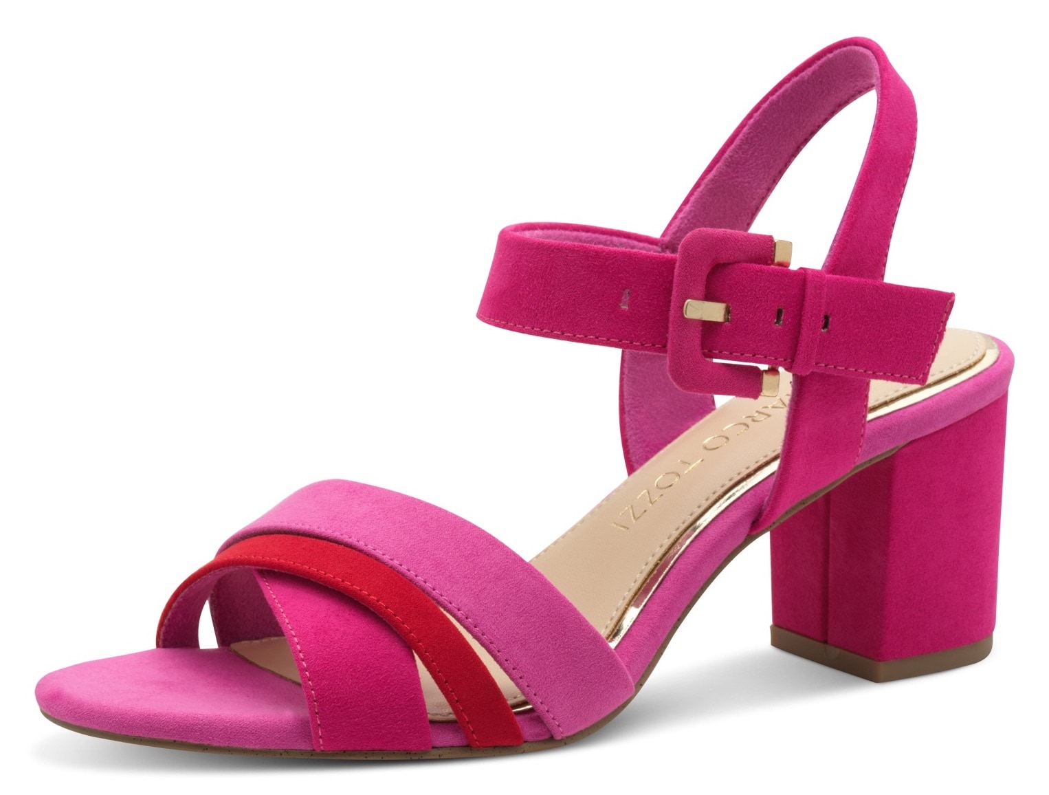 MARCO TOZZI Sandalette, Blockabsatz, Sommerschuh, Sandale mit verstellbarem günstig online kaufen