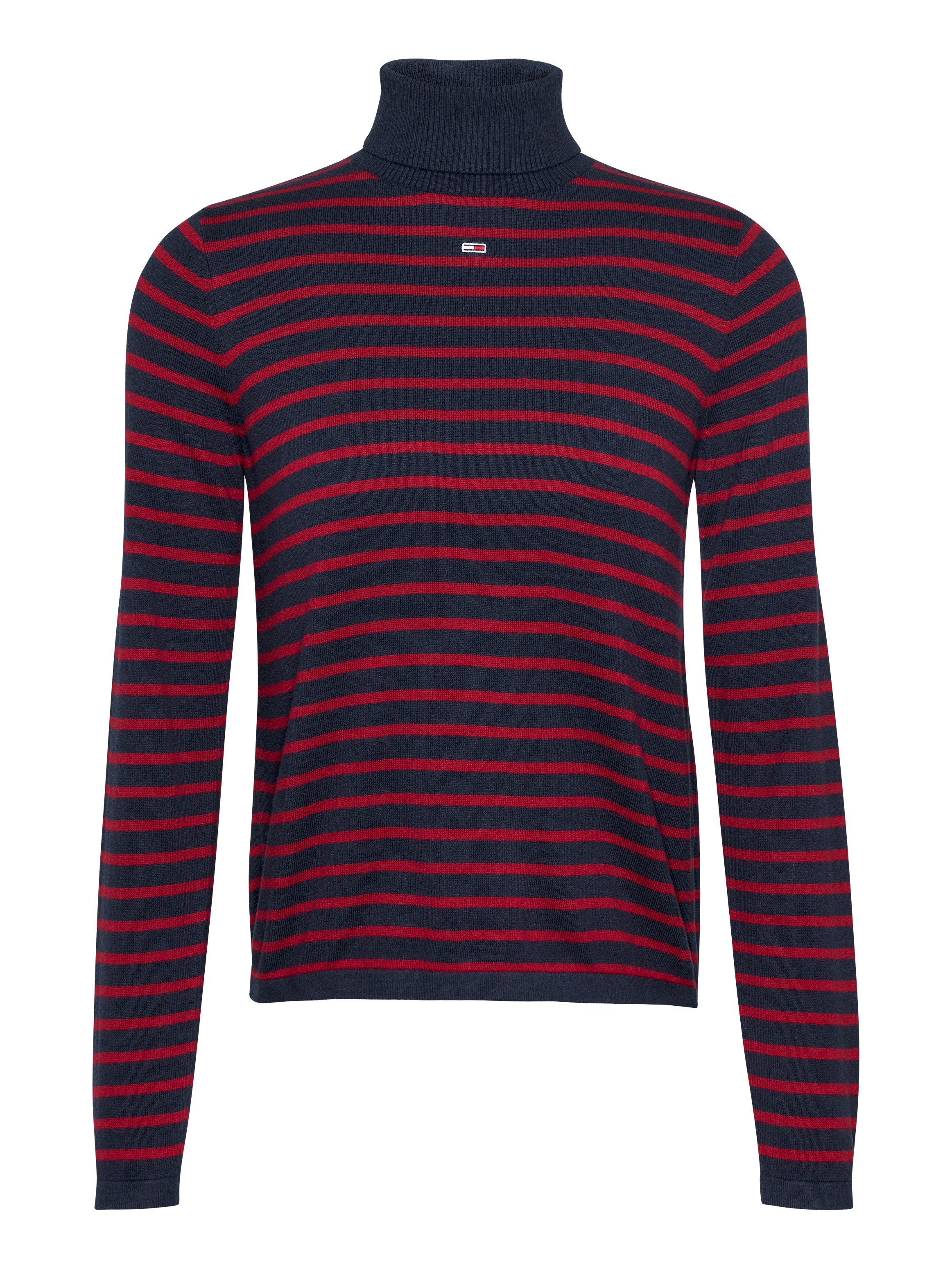 Tommy Jeans Curve Rollkragenpullover »TJW ESSENTIAL TRTLNK SWEATER EXT«, mit Rollkragen, Logo-Flag