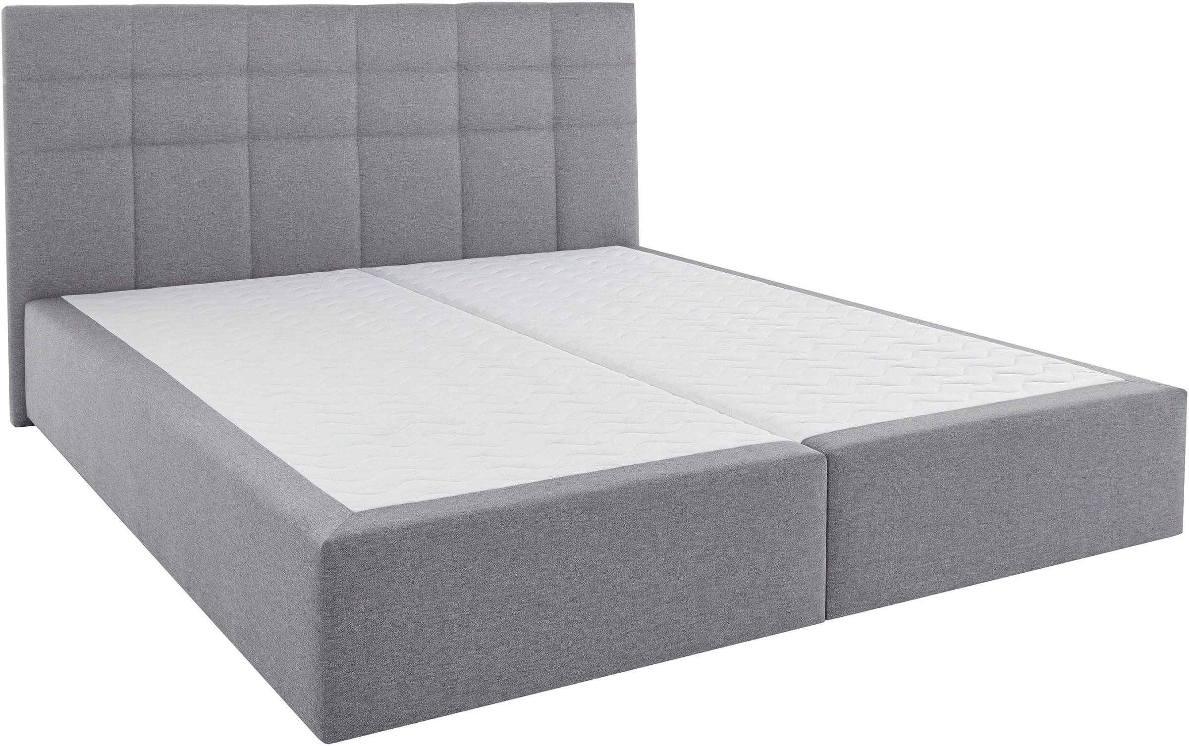 Boxbett HOME AFFAIRE "Ovalo auch in Überlänge erhältlich", grau, B:214cm L:210cm, Komplettbetten, Boxspringbett, wahlweise mit Bettkasten, in H2, H3 & H4 erhältlich, Topseller 6