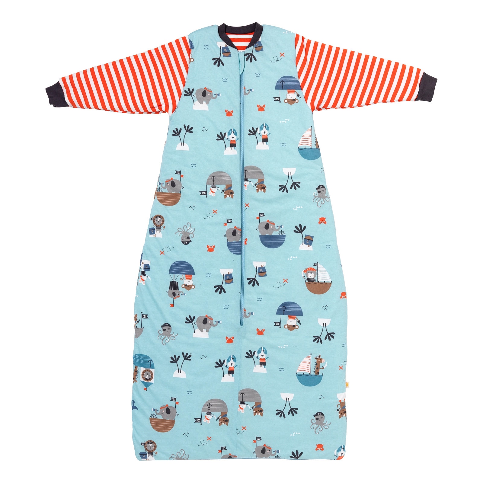 SCHLUMMERSACK Babyschlafsack "Schlafsack ohne Füßen 3.5 Tog", L: 130cm, blau, Schlafsäcke