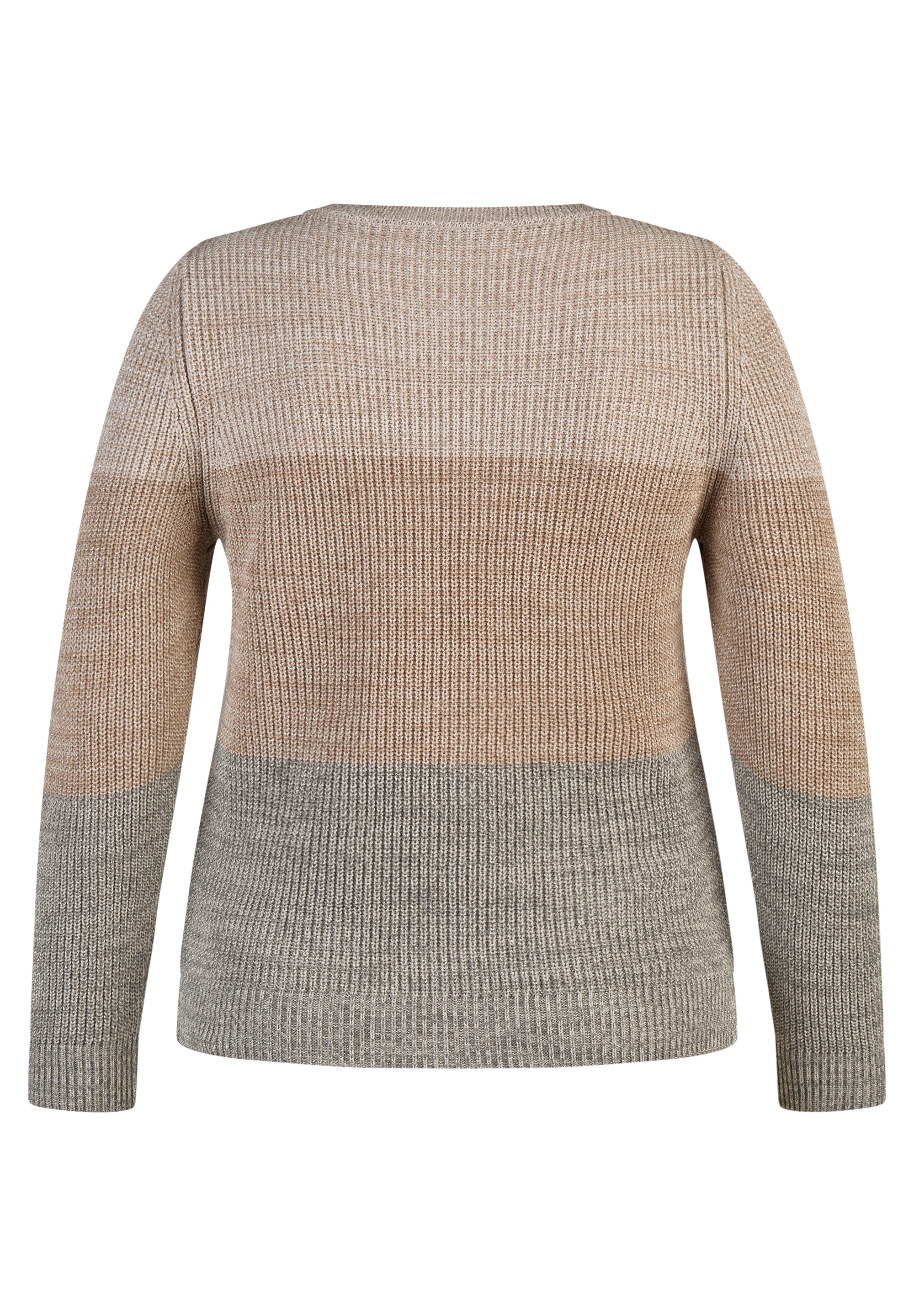 Rabe Rundhalspullover mit intarsien Muster