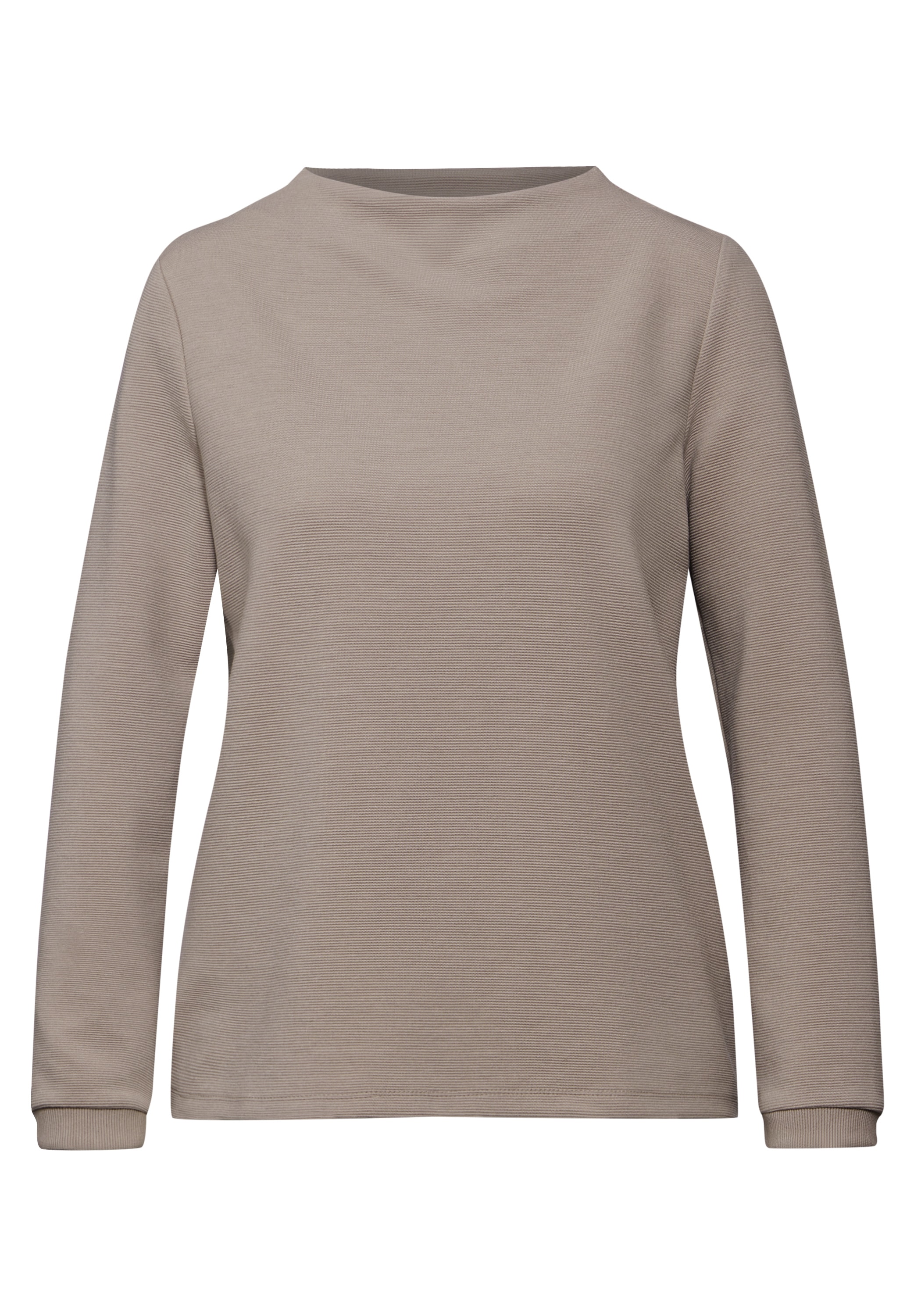 STREET ONE Langarmshirt, mit feinem Streifenmuster