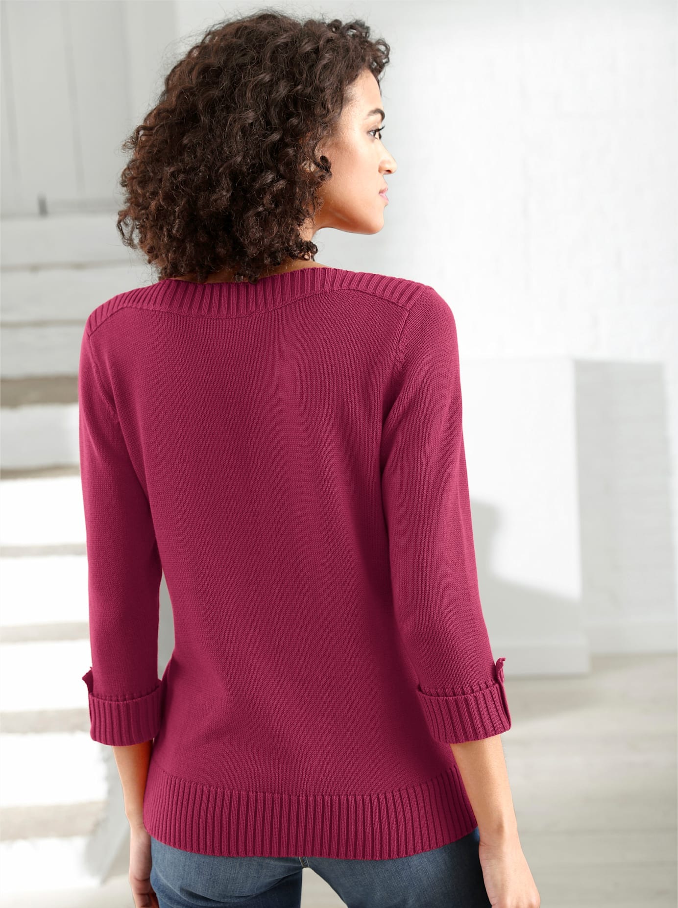 Casual Looks 3/4 Arm-Pullover »Pullover«
