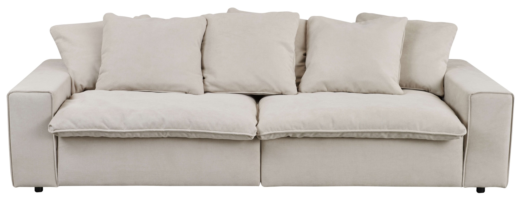 Home affaire Big-Sofa "Venslev" Lounge-Sofa, mit extra tiefer Sitzfläche un günstig online kaufen