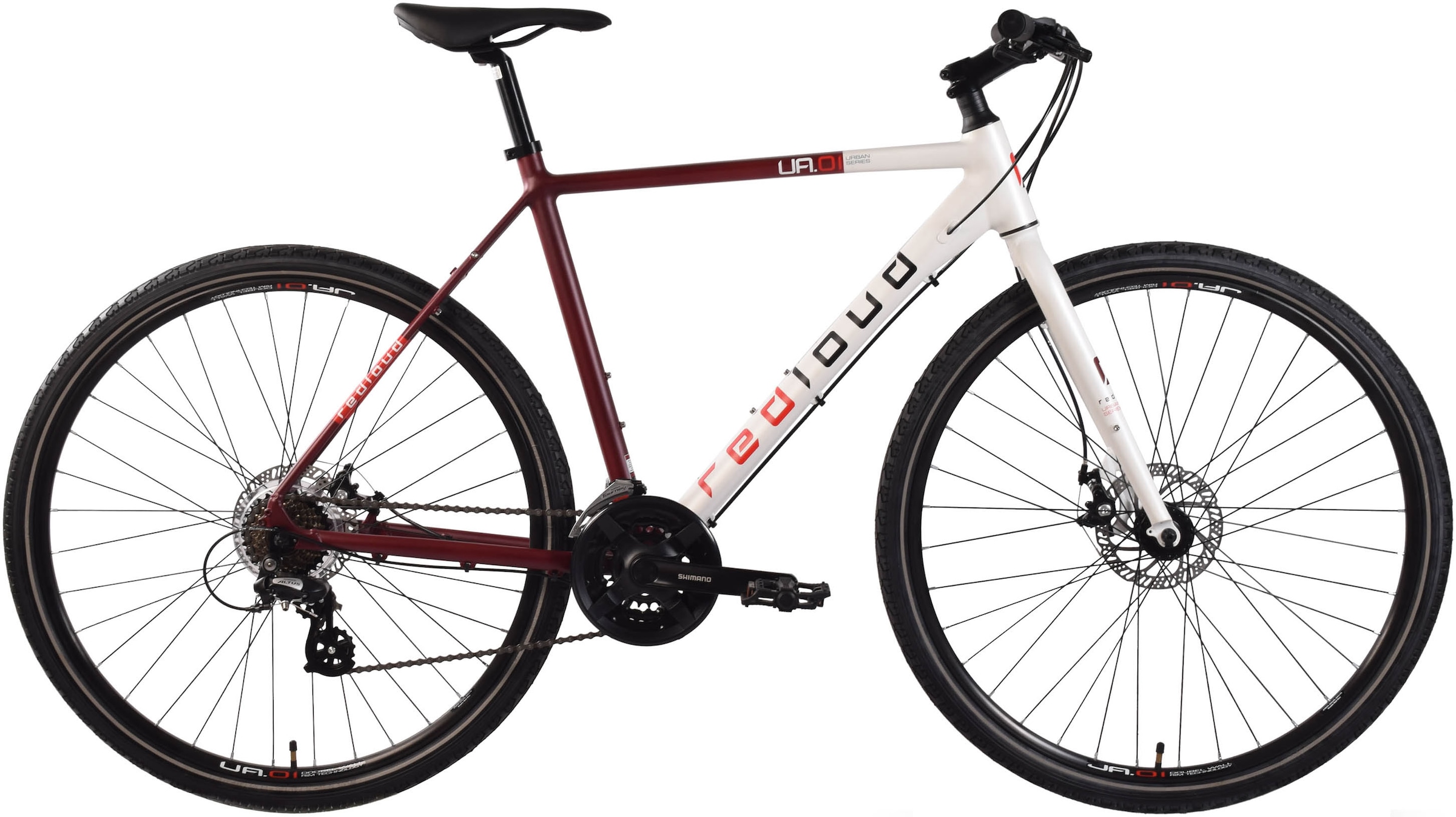 REDLOUD Cityrad "UA.01", 21 Gang, Shimano, Shimano Altus Schaltwerk, Kettenschaltung