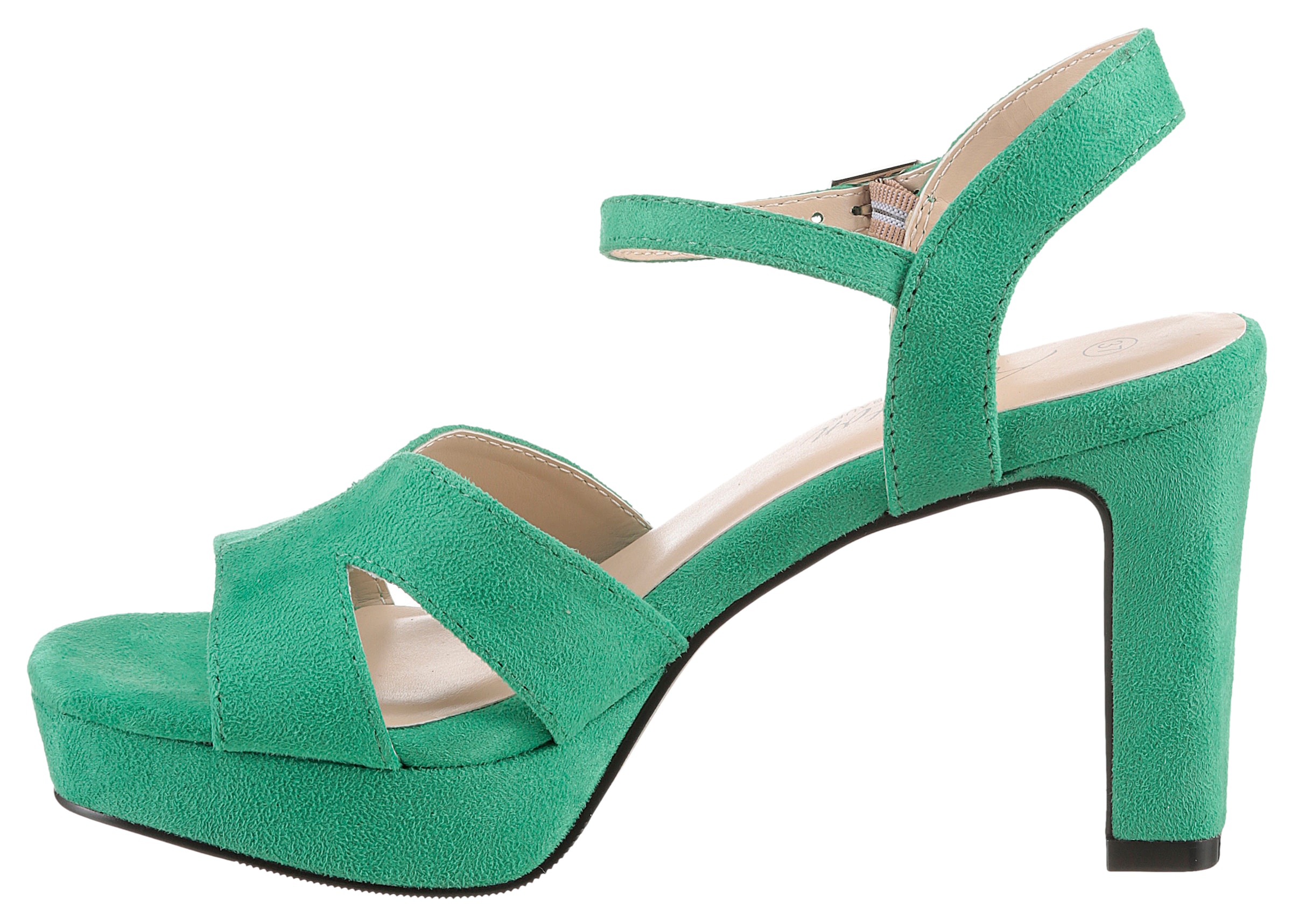 Aniston SHOES High-Heel-Sandalette, Sommerschuh, Abendsanale, Plateau - NEUE KOLLEKTION