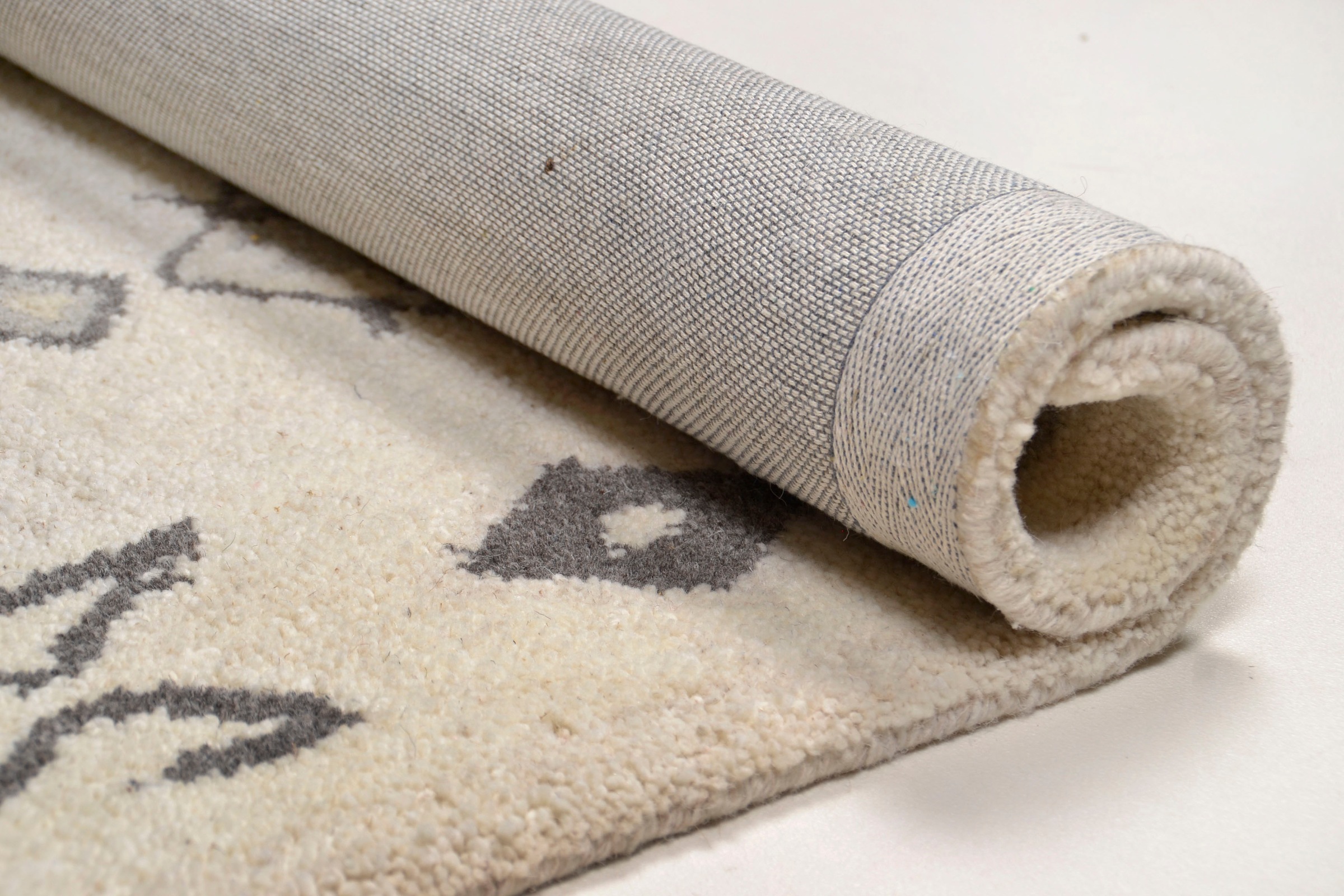THEKO Royal Berber Wollteppich Beige 70x140cm 3