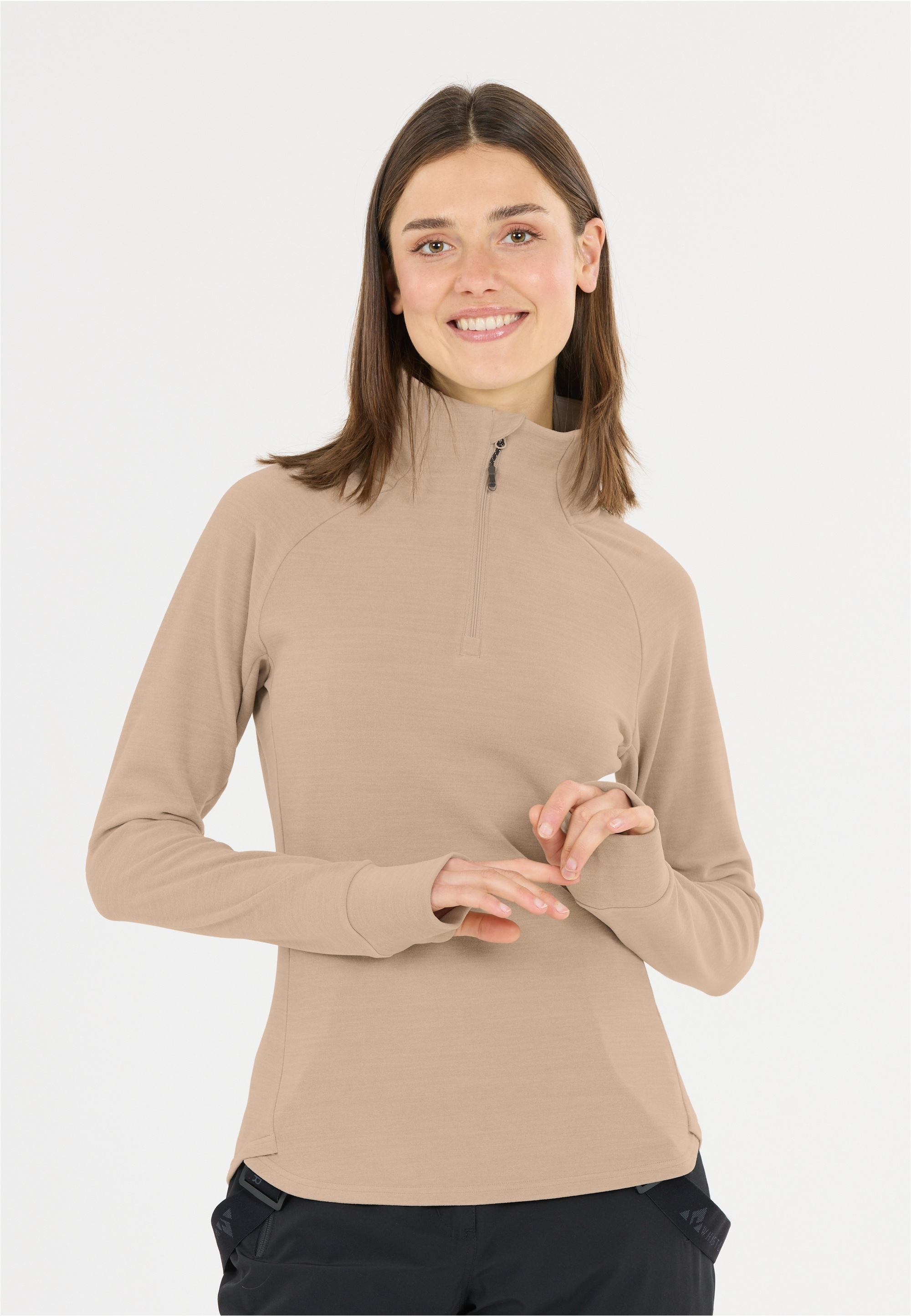 WHISTLER Funktionsshirt "Kajsa" mit wärmendem Stehkragen und Halbreißversch günstig online kaufen
