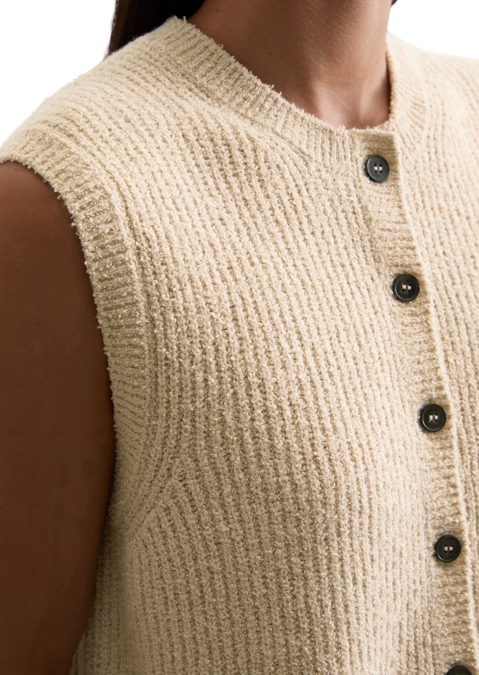 Marc O'Polo Strickweste »aus Bouclé-Garn«