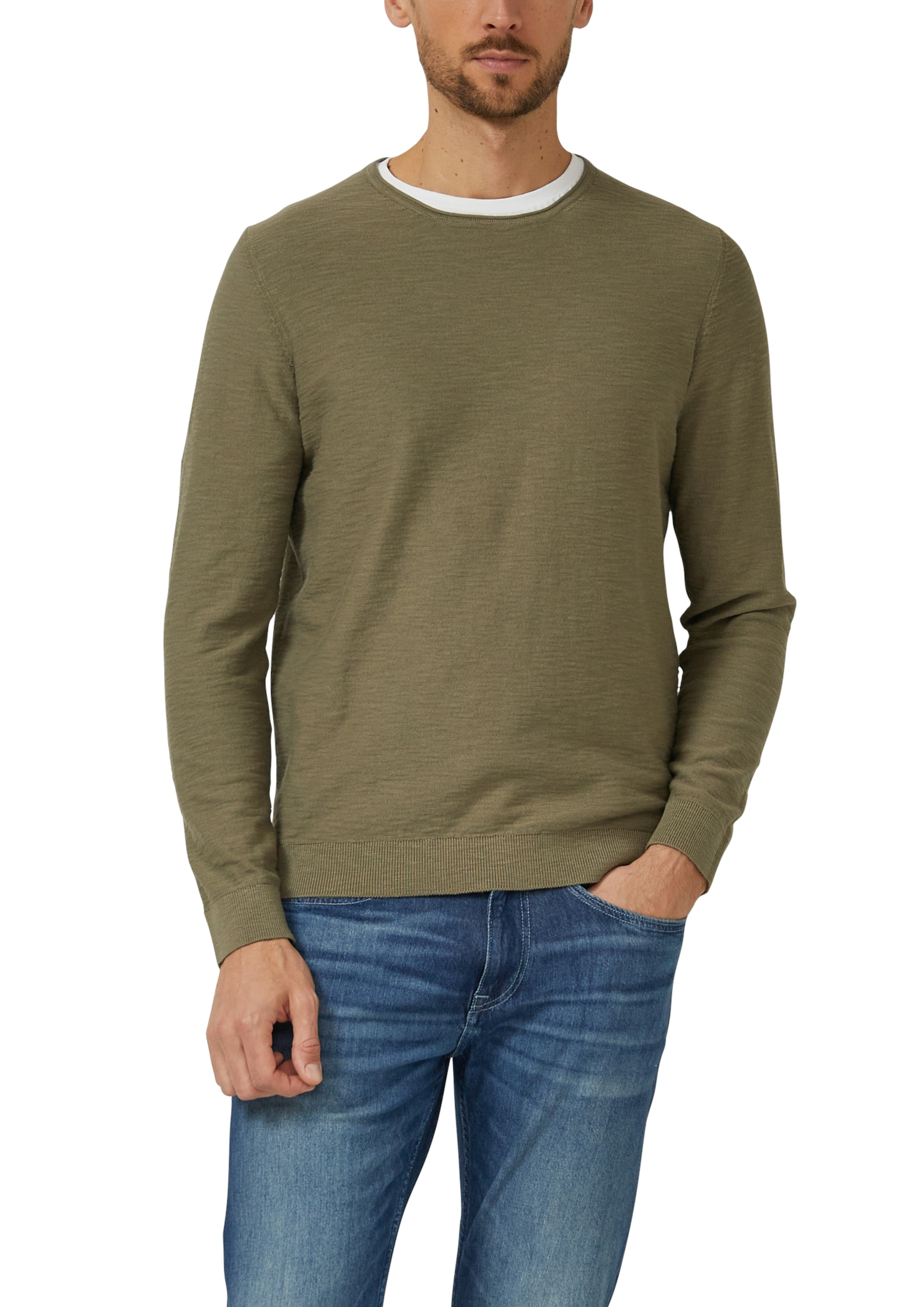 s.Oliver Strickpullover mit Rundhals, Regular Fit günstig online kaufen