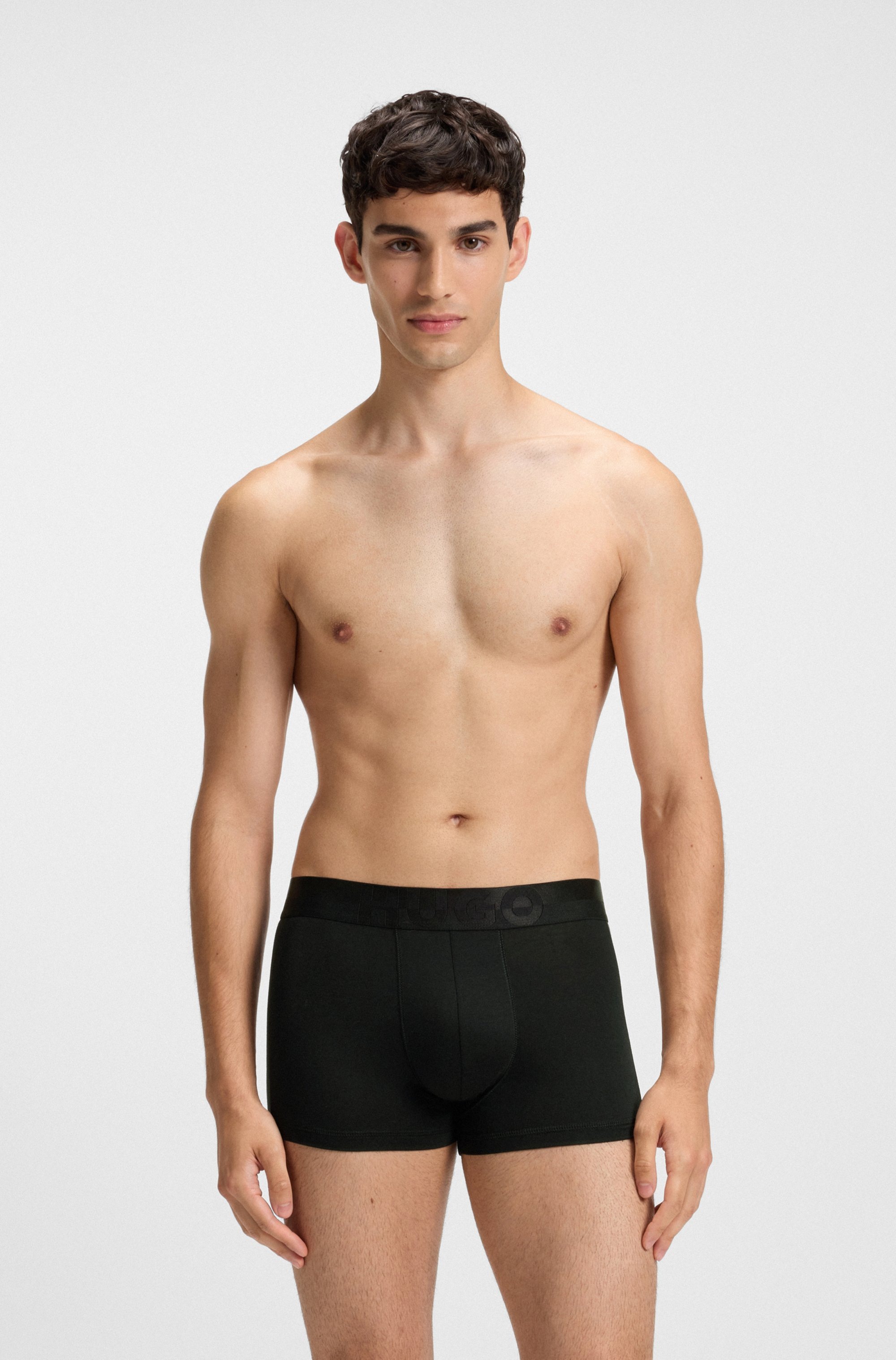 HUGO Underwear Boxershorts "TRUNK TR. SPLIT LOGO", (3 St.), enganliegend, k günstig online kaufen