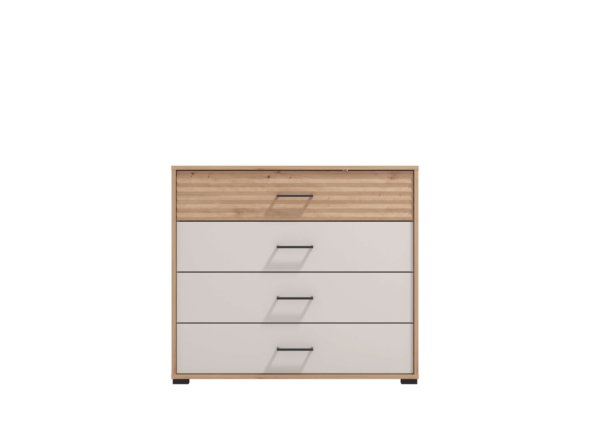 INOSIGN Schubkastenkommode »Modena Schubladenkommode Sideboard mit 4 Schubladen«, 93x40x82 cm, FSC®-zertifizierter Holzwerkstoff, Trendfarbe cashmere