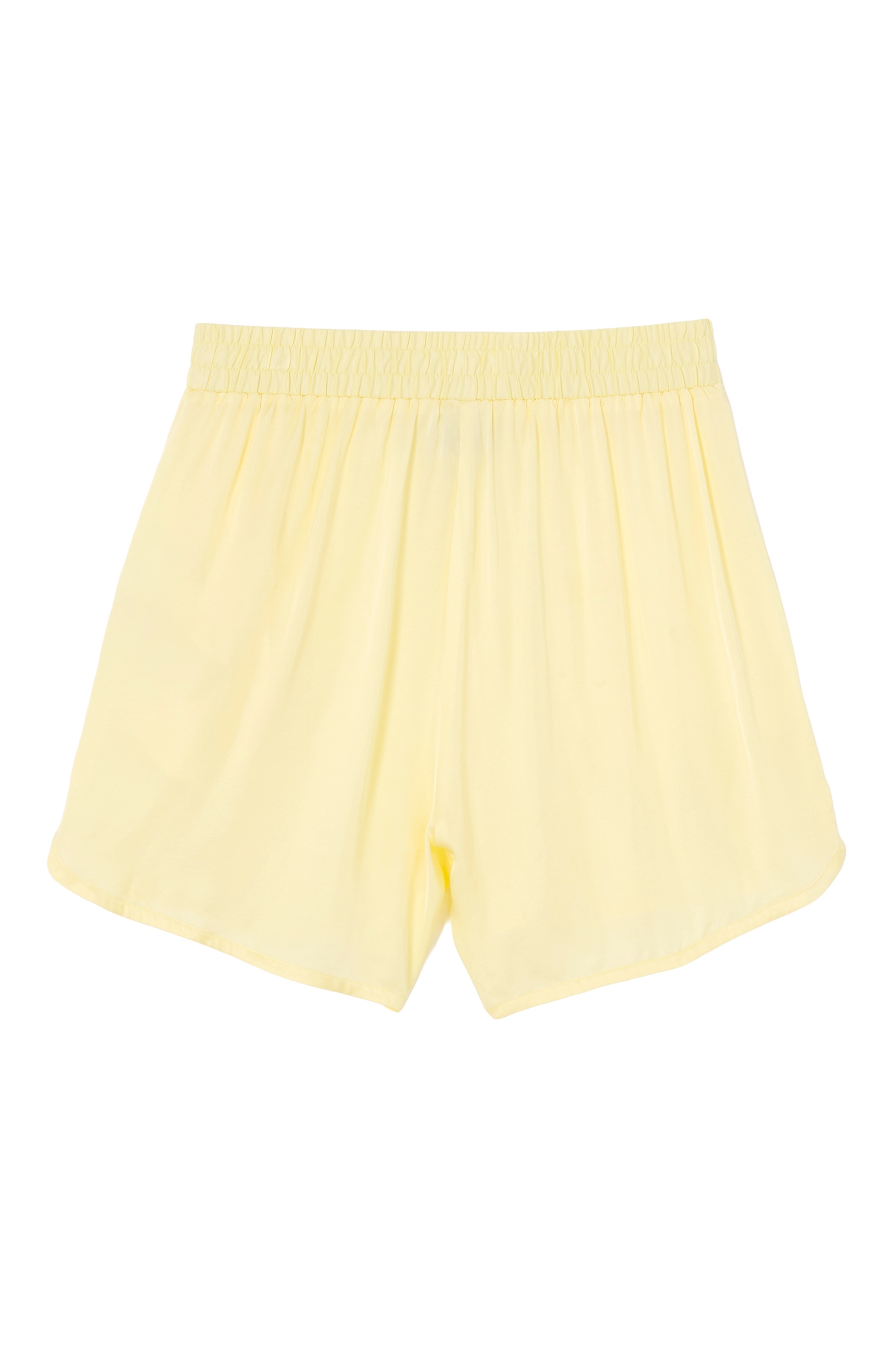 URBAN CLASSICS Shorts »Urban Classics Damen Ladies Viscose Satin Resort Shorts«, (1 tlg.)
