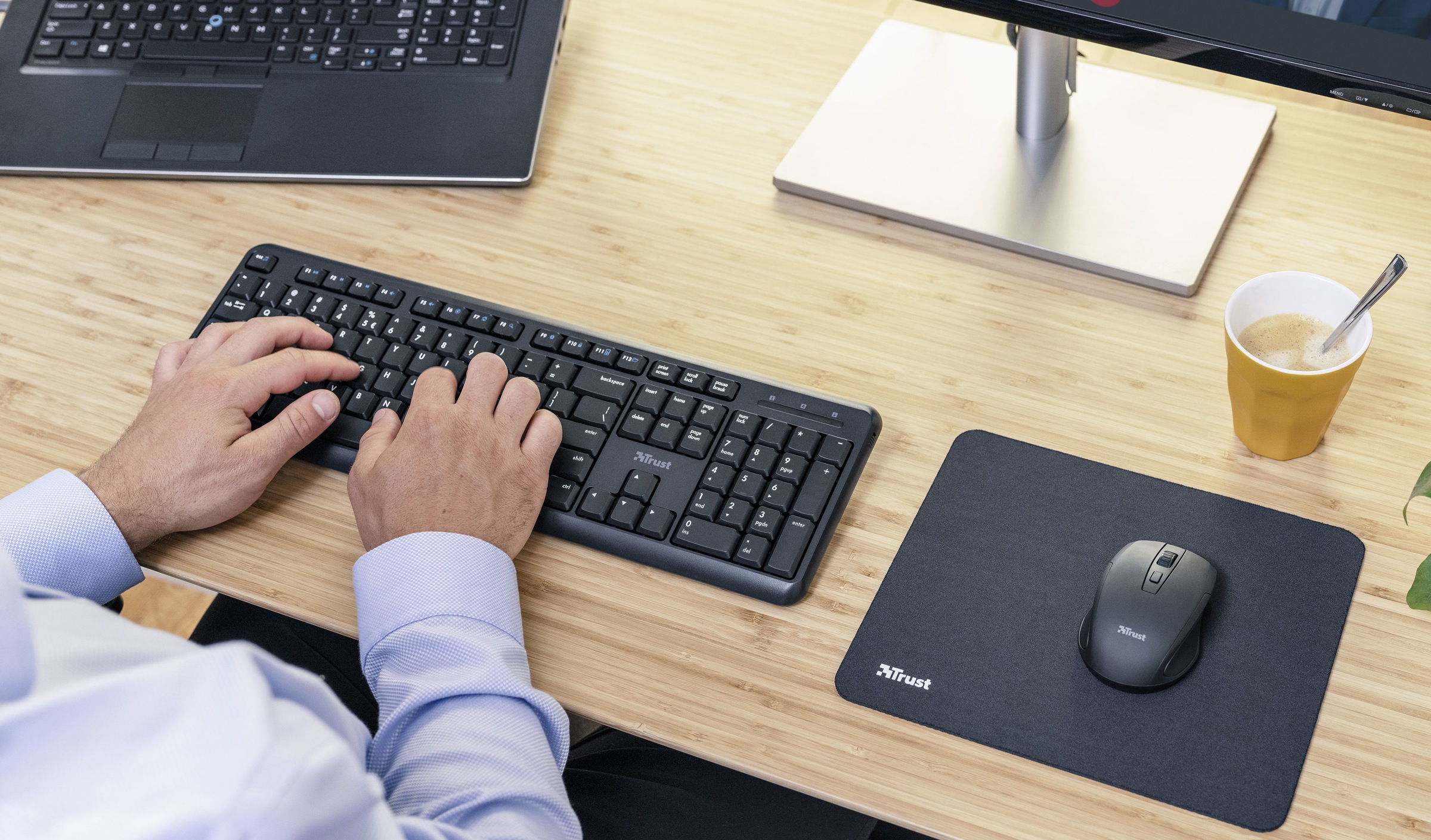 Trust Tastatur »TK-350« (Fn-Tasten | Windows-Sperrtaste | Ziffernblock)